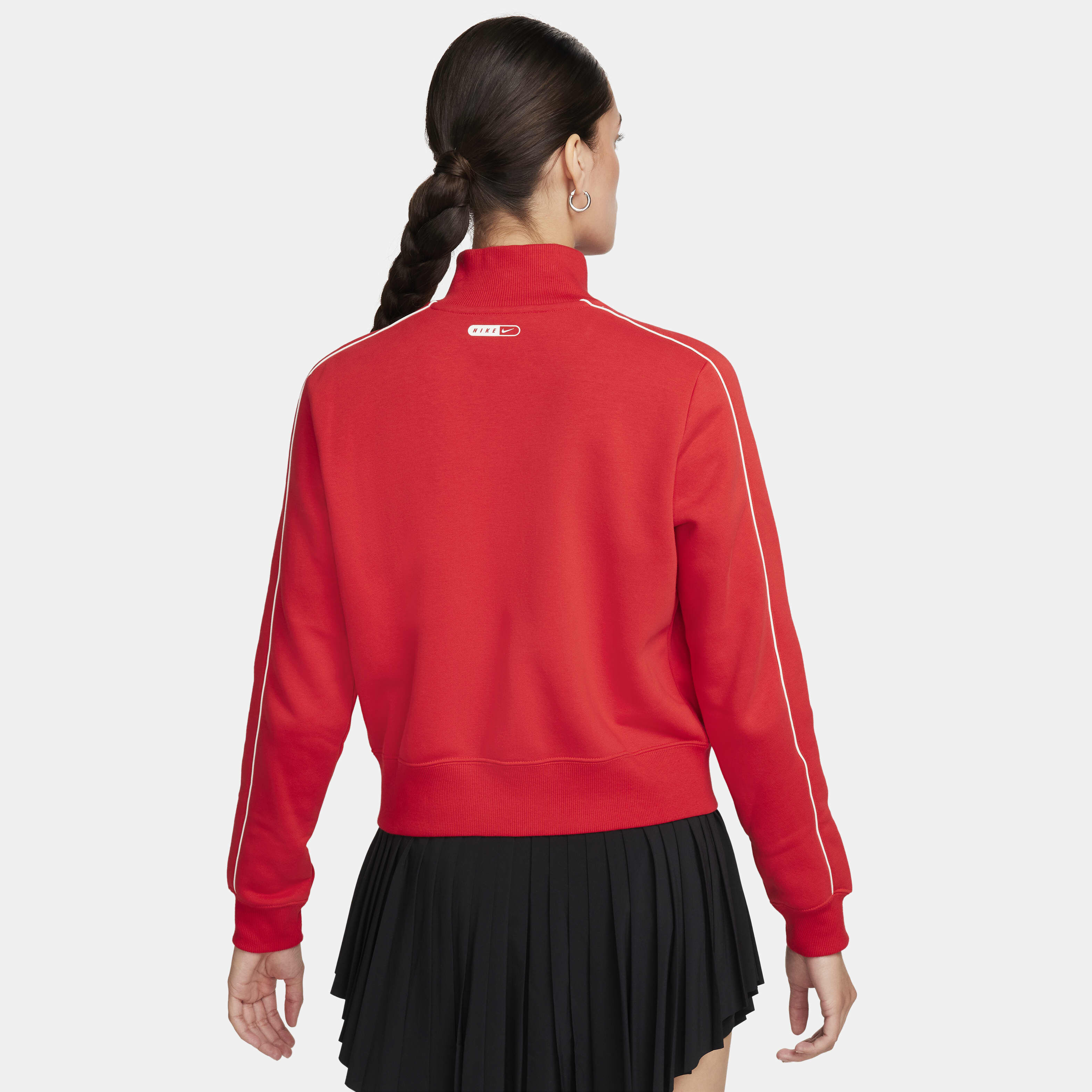 Buy Nike Sportswear Women s Fleece Tracksuit Top University Red University Red Sail Nike Saudi Official