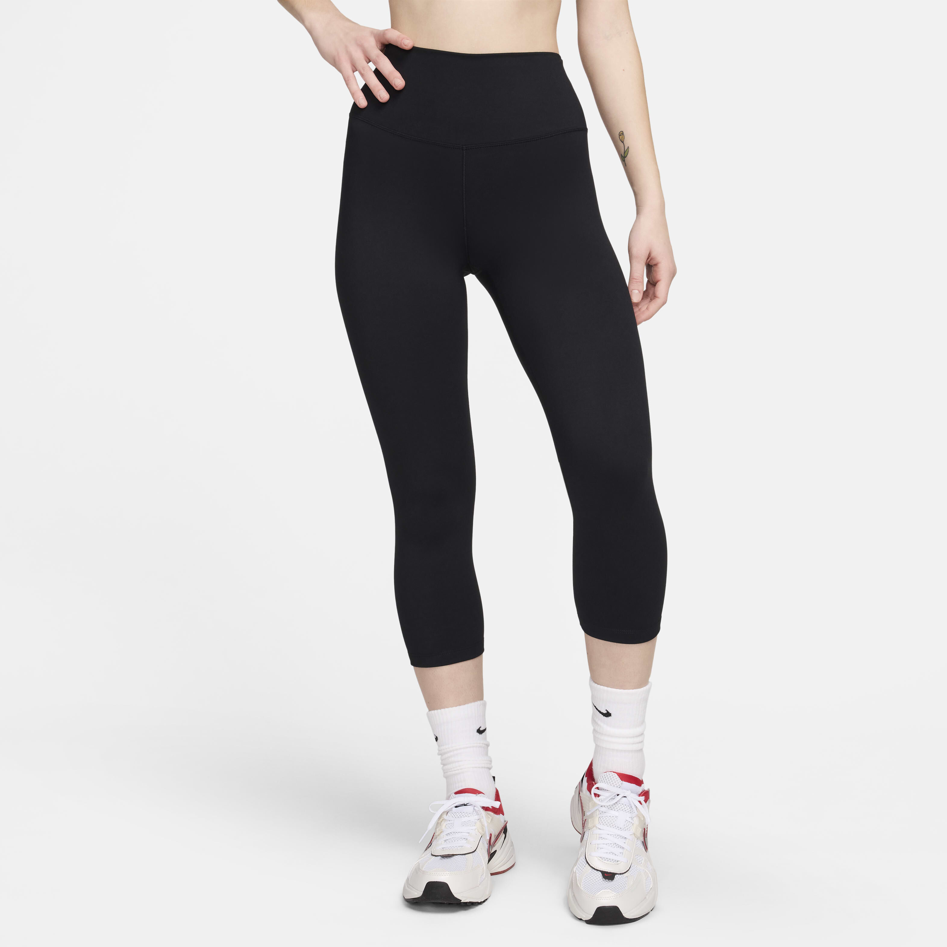Buy Nike One Women s High Waisted Crop Leggings Nike Saudi Official