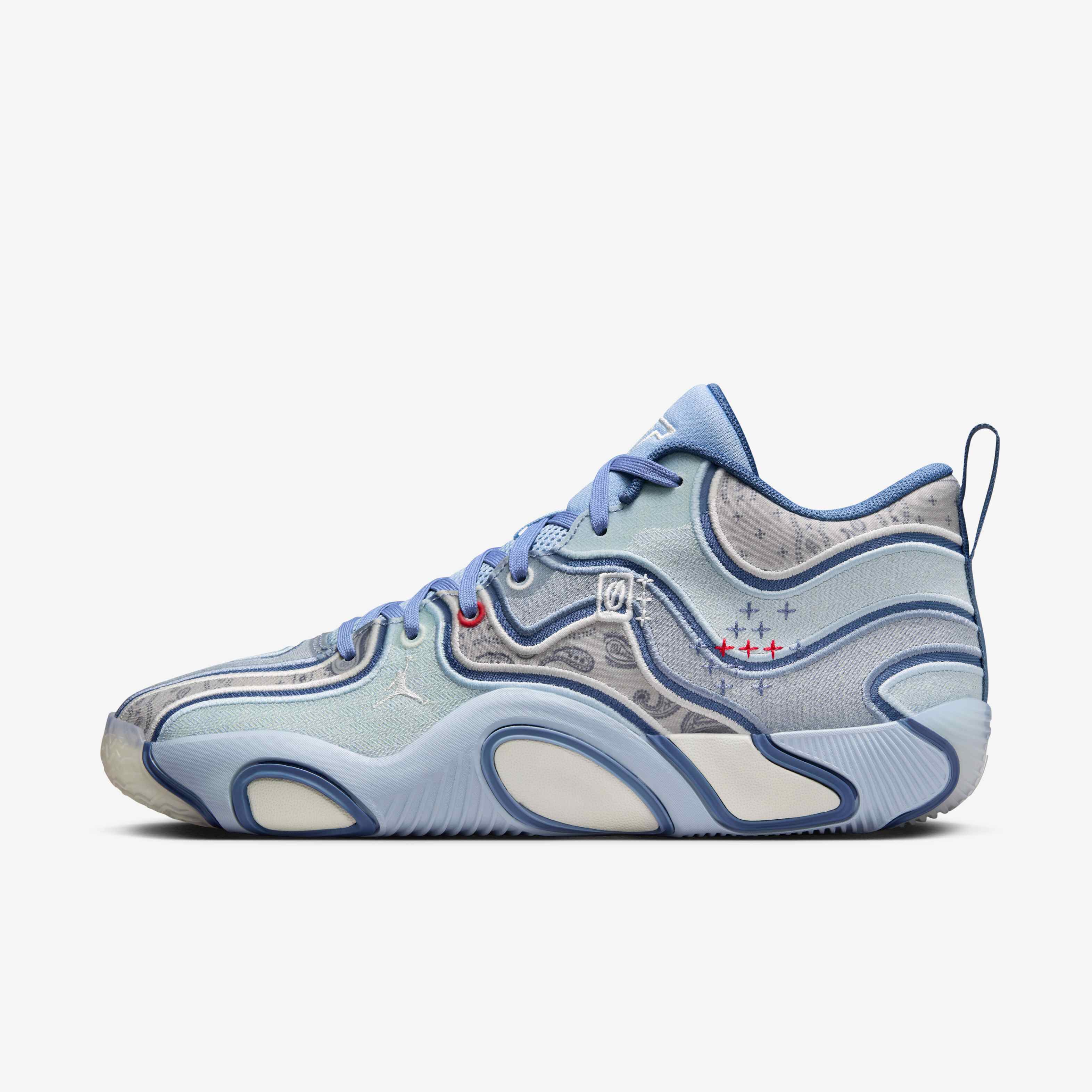◆Nike◆ Tatum 3 PF Blue Denim Basketball Shoes HV5911-401 Nike Jordan Tatum 3 PF Blue Denim Basketball Shoes HV5911