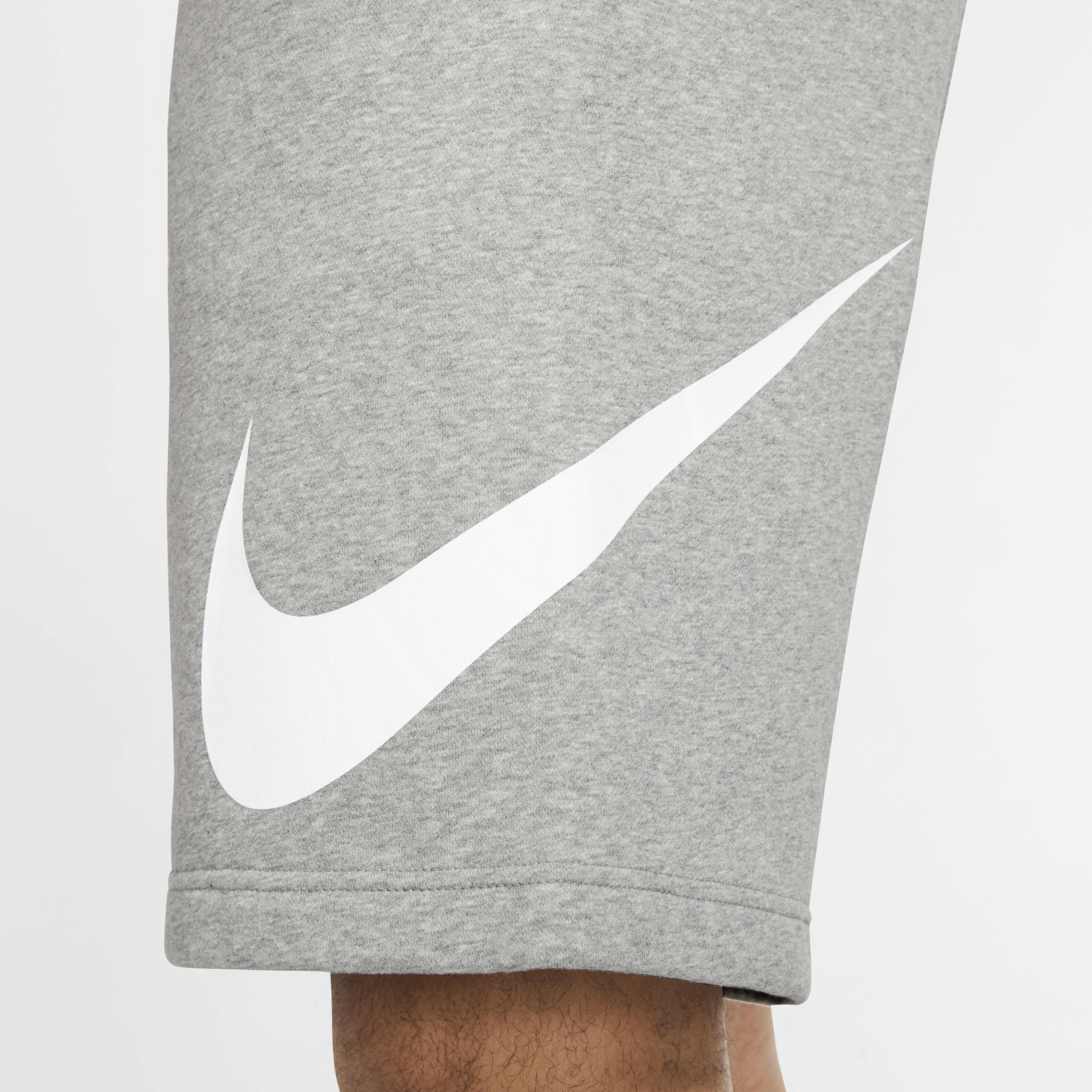 Buy Nike Sportswear Club Men s Graphic Shorts Dark Grey Heather White White Nike Saudi Official