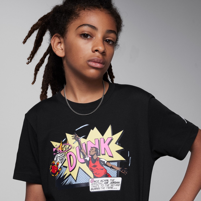 EiDER★23SS UNI CAMPACK KARAN GRAPHIC T-SHIRT_5色 Buy Air Jordan Big Kids' Dunk Comics T-Shirt - Black | Nike