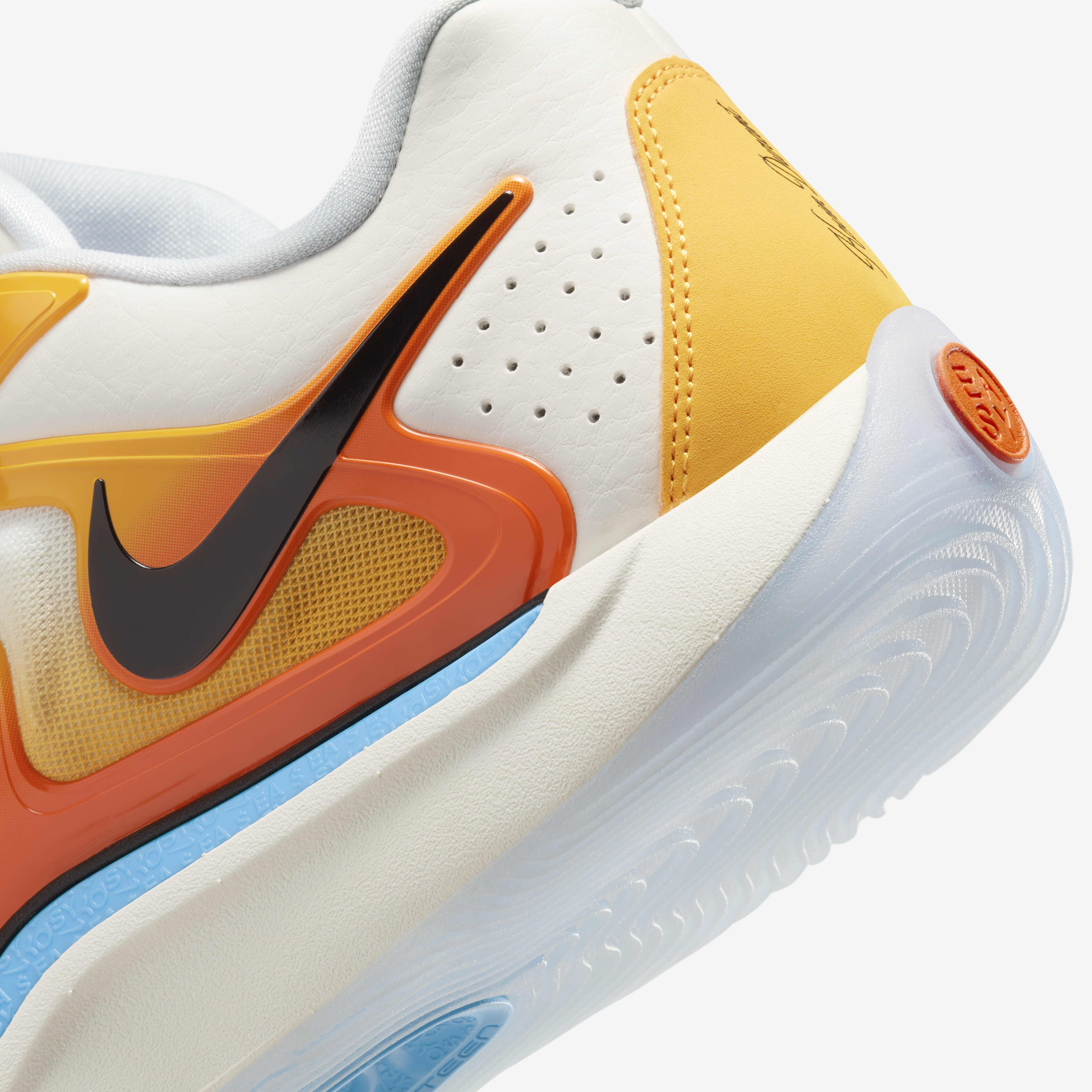 Buy KD17 Basketball Shoes - University Gold/Safety Orange