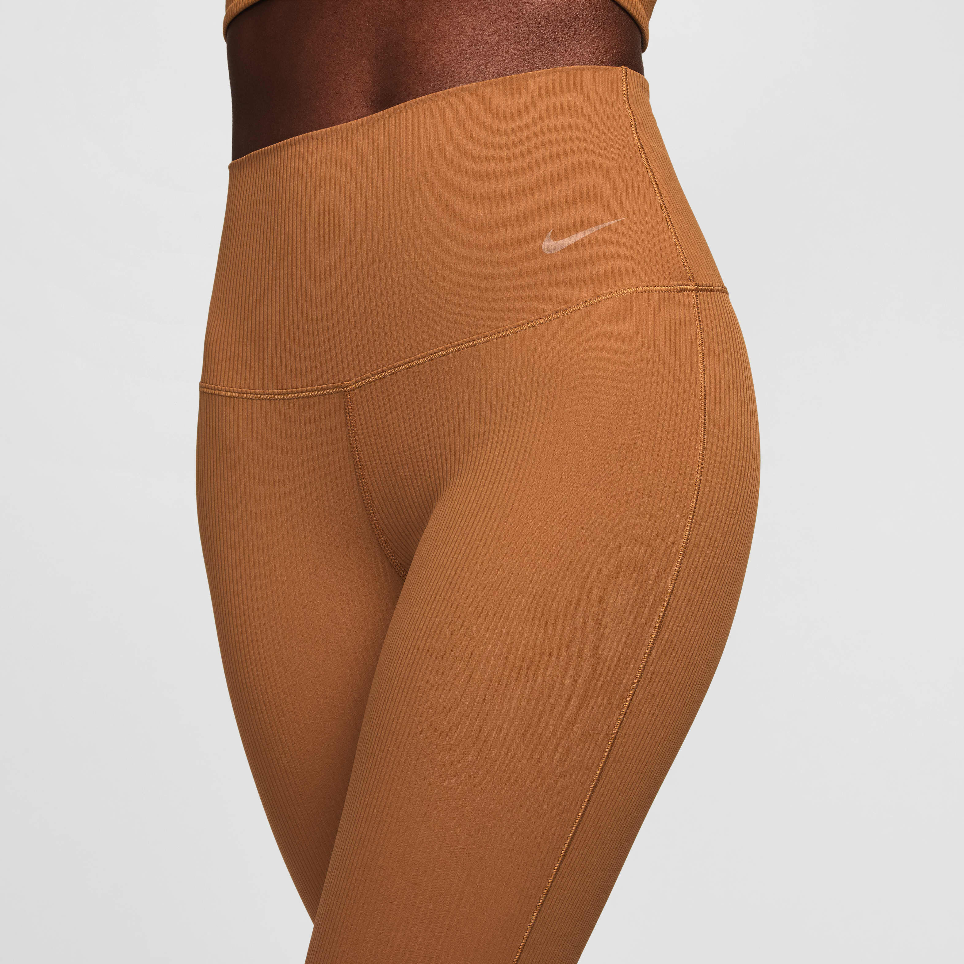 Buy Nike Zenvy Rib Women s Gentle Support High Waisted Full Length Flared Leggings Nike Saudi Official