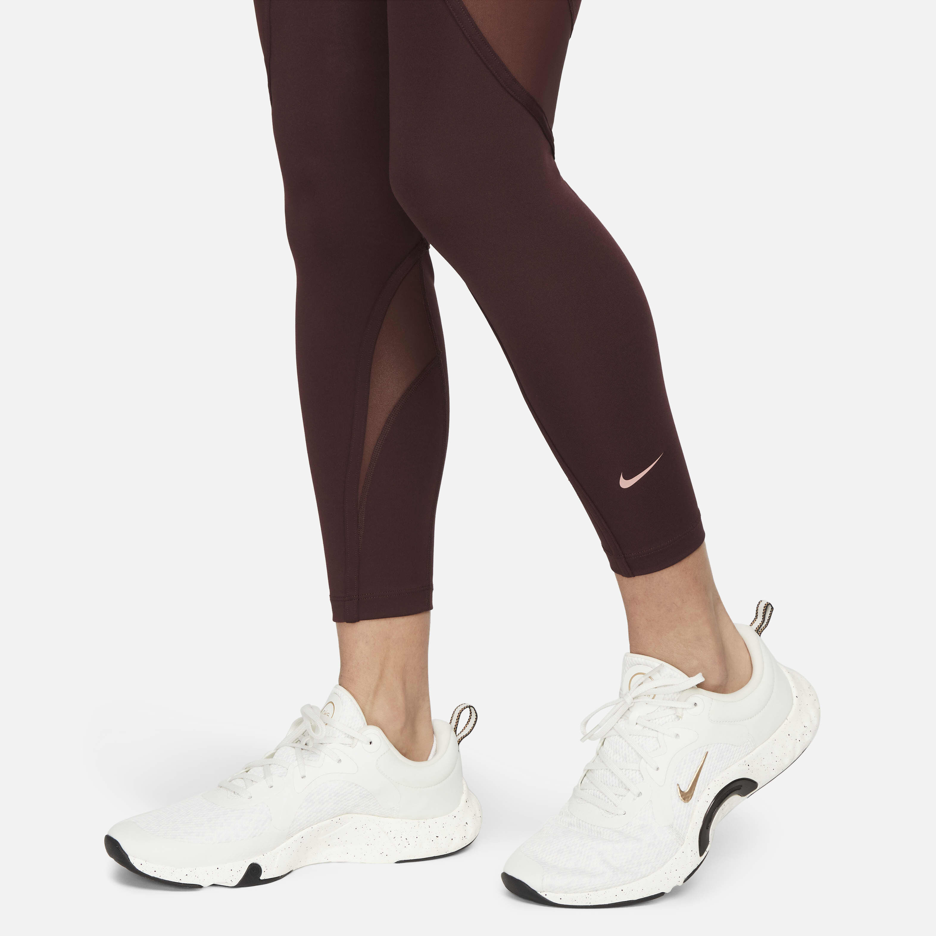 Buy Nike One Women's High-Waisted 7/8 Mesh-Panelled Leggings