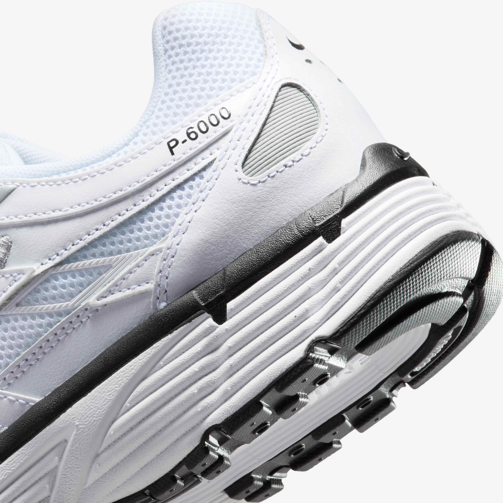 Buy Nike P-6000 Shoes - White/Metallic Silver/Black/Black