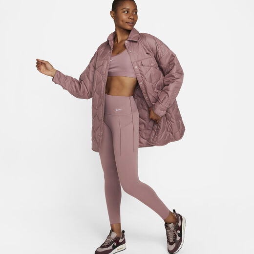 Trousers & Tights-Nike, Nike Universa, Women's High-Waisted 7/8 Leggings with No Front Seam Trousers & Tights-Nike, Nike Universa, Women's High-Waisted 7/8 Leggings with No Front Seam