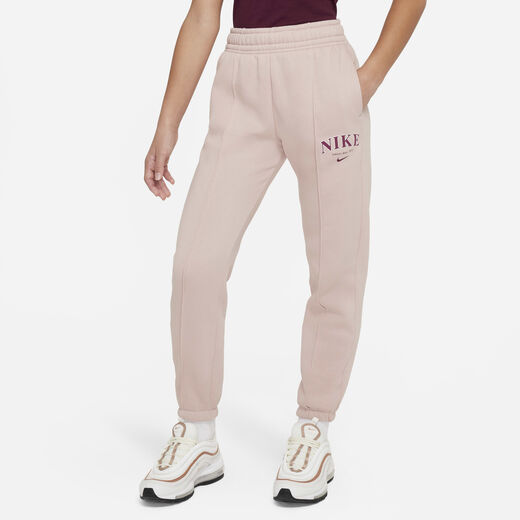 Trousers & Tights-Nike, Nike Sportswear Trend, Older Kids' (Girls') Fleece Trousers
