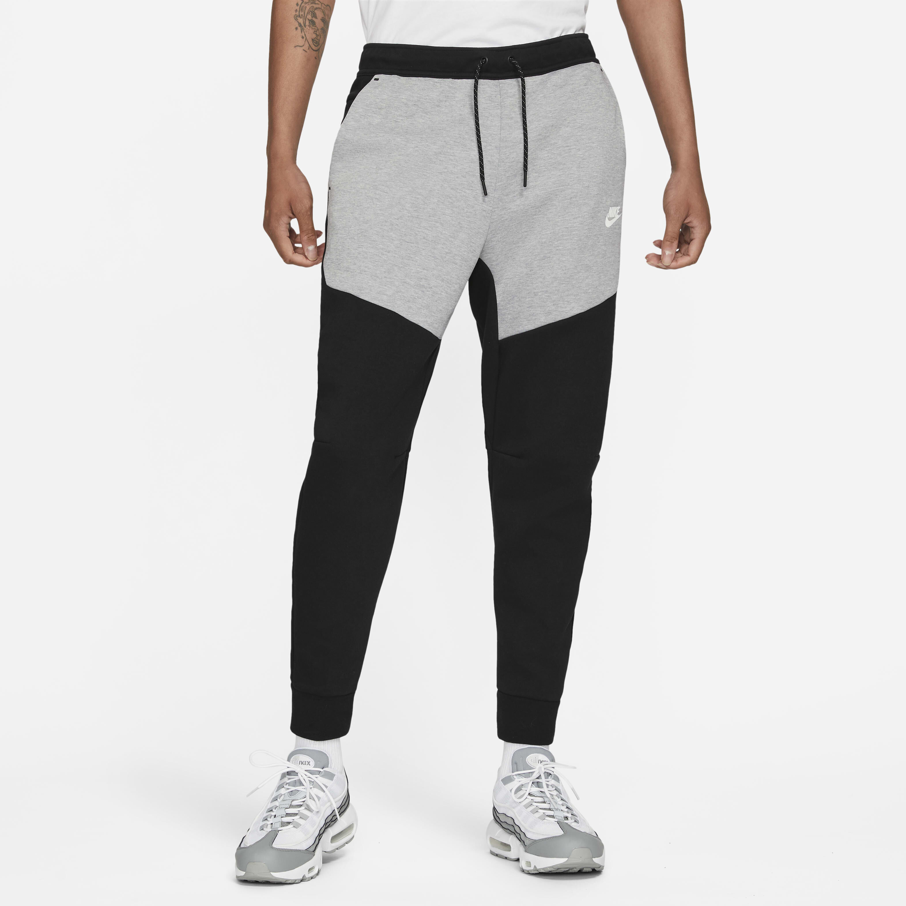 Nike tech fleece joggers black mens new arrivals