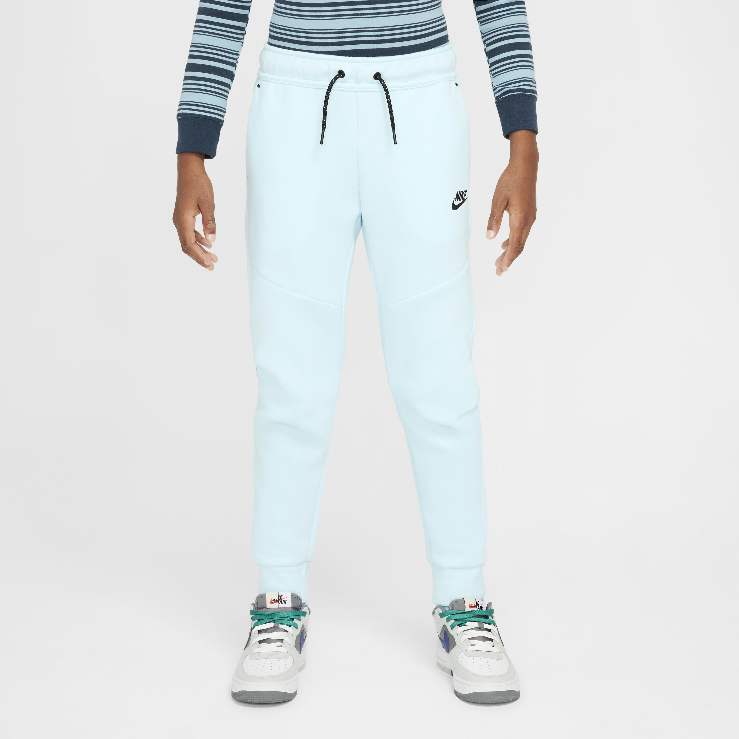 Nike tech fleece blue joggers sales