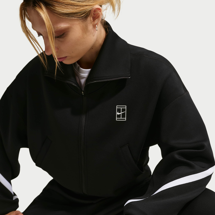 Buy Nike Advantage Women's Dri-FIT Full-Zip Tennis Jacket - Black Buy Nike Advantage Women's Dri-FIT Full-Zip Tennis Jacket - Black