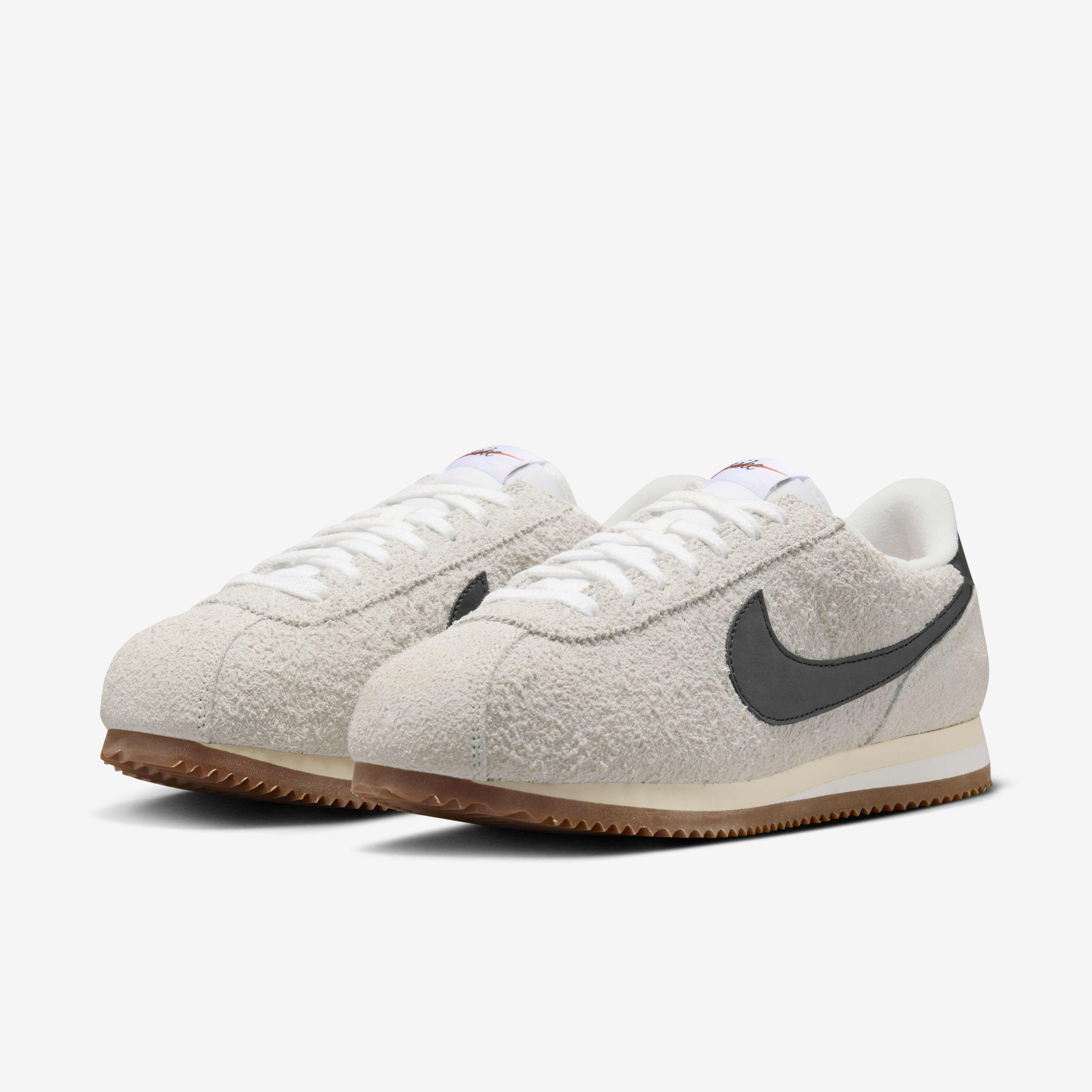 Buy Nike Cortez Vintage Suede Women s Shoes Summit White Muslin Gum Medium Brown Black Nike Saudi Official