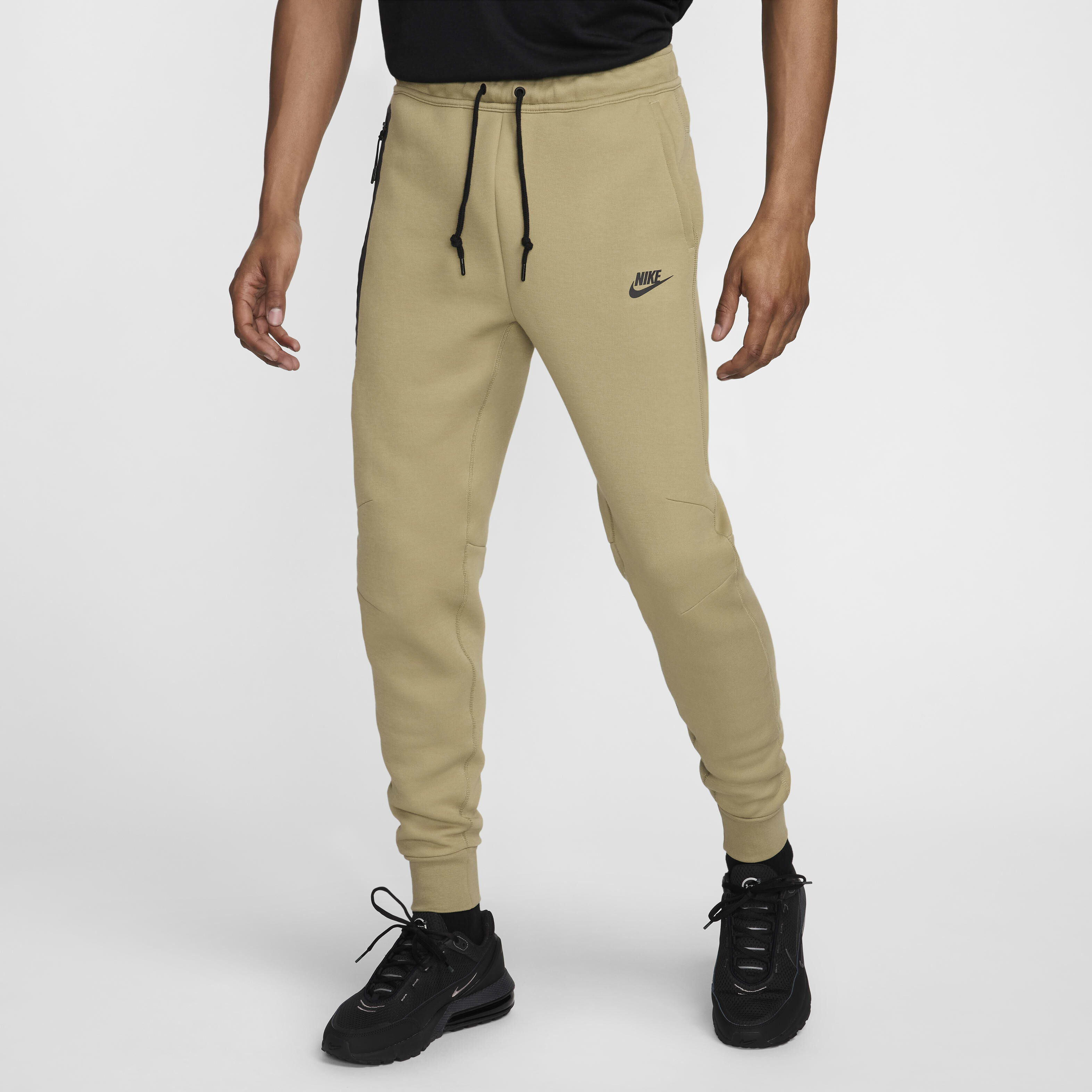 Buy Nike Sportswear Tech Fleece Men s Joggers Neutral Olive Black Nike Saudi Official