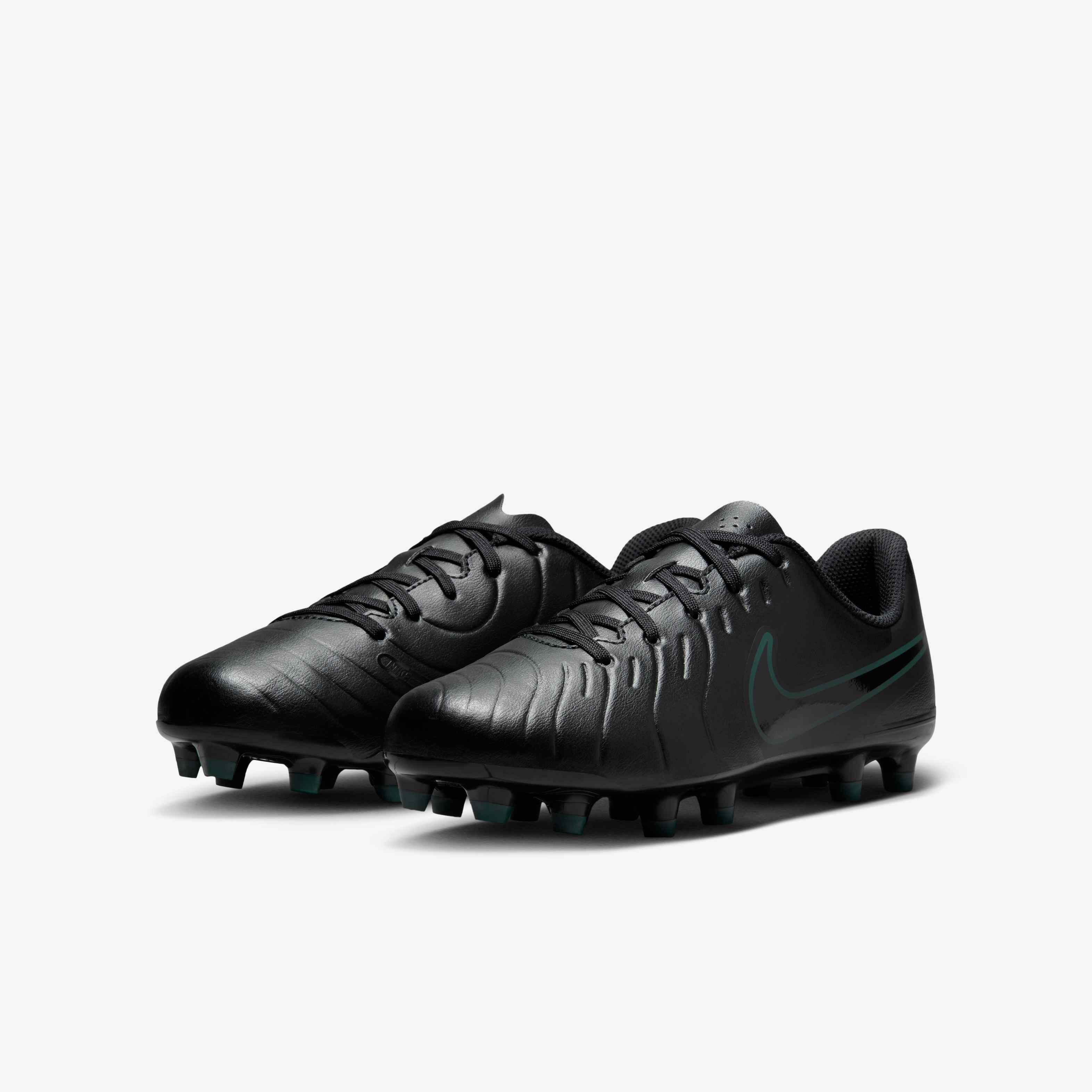 Buy Nike Jr. Tiempo Legend 10 Club Younger Older Kids Multi Ground Low Top Football Boot Black Deep Jungle Black Nike Saudi Official
