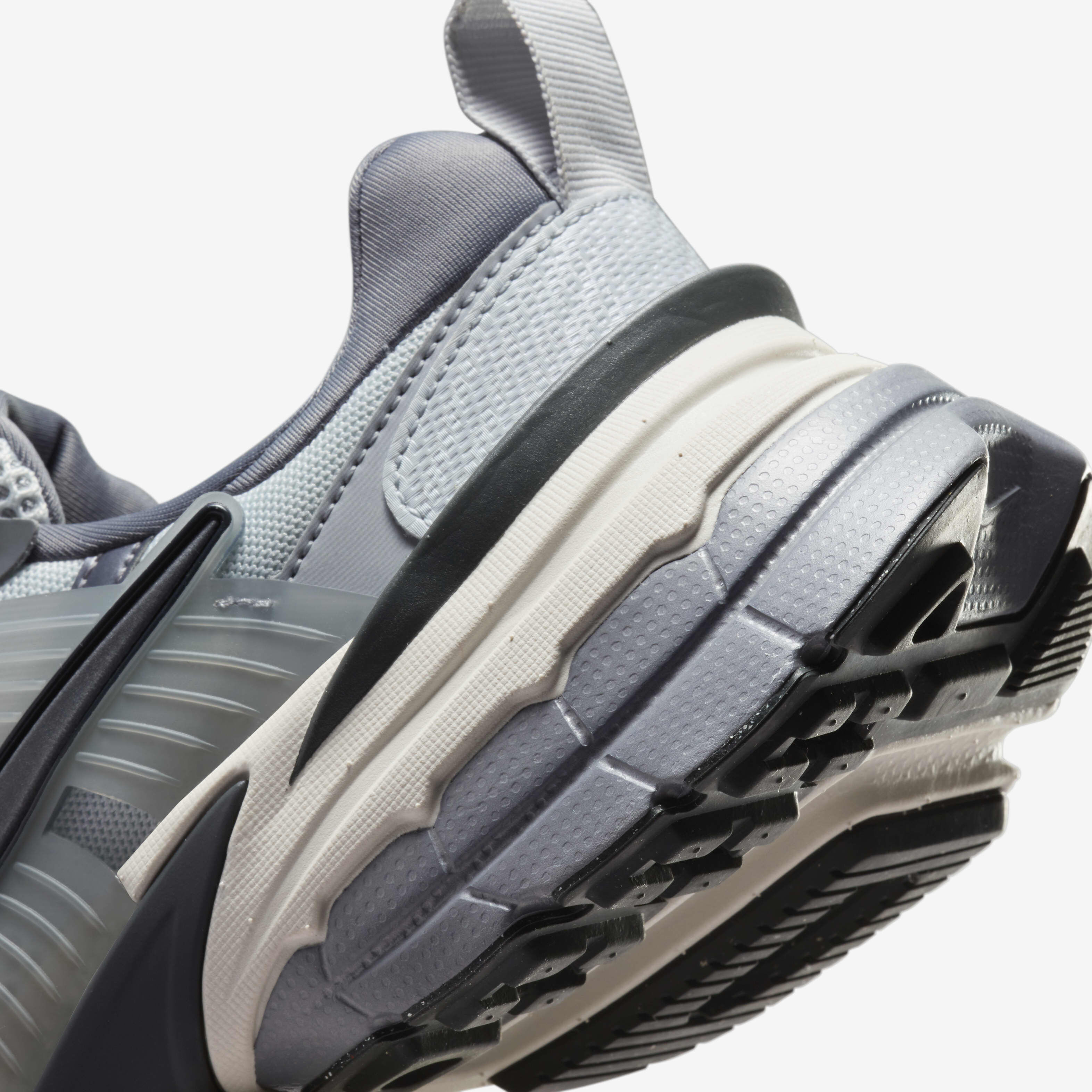 N.K  Nike Women's V2K Run Pure Platinum/Metallic Cool Grey