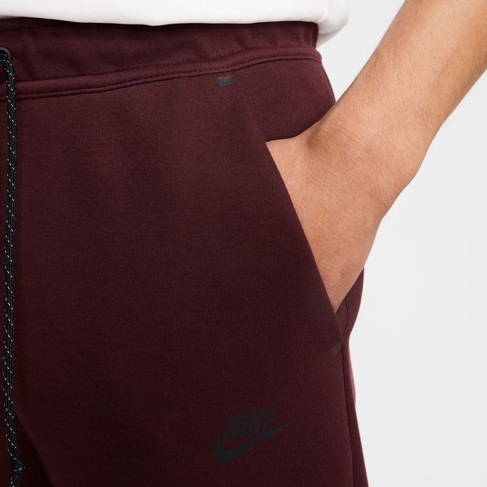Buy Nike Tech Men s Fleece Joggers Burgundy Crush Black Nike Saudi Official