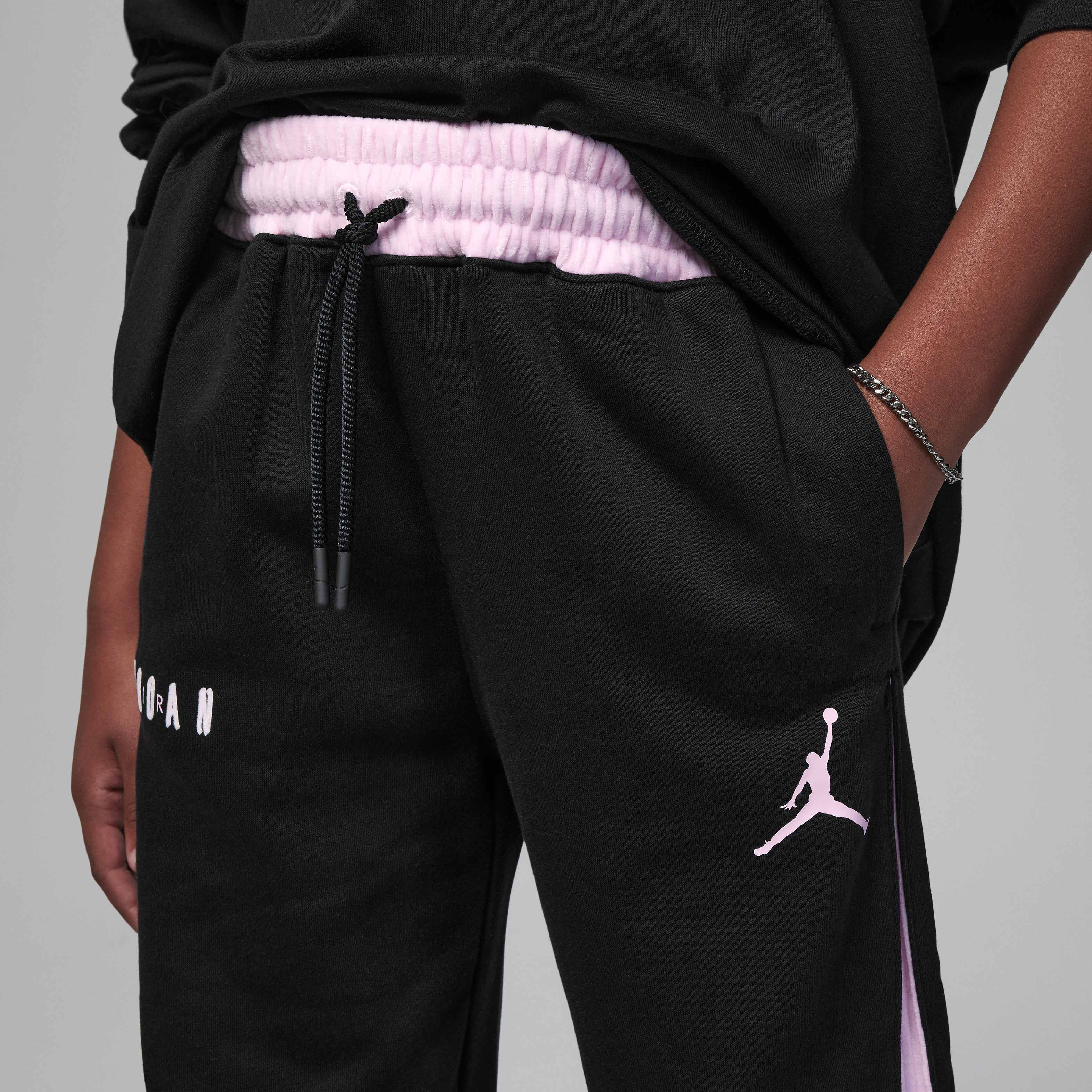 Jordan Soft Touch Mixed Fleece Trousers image number 2