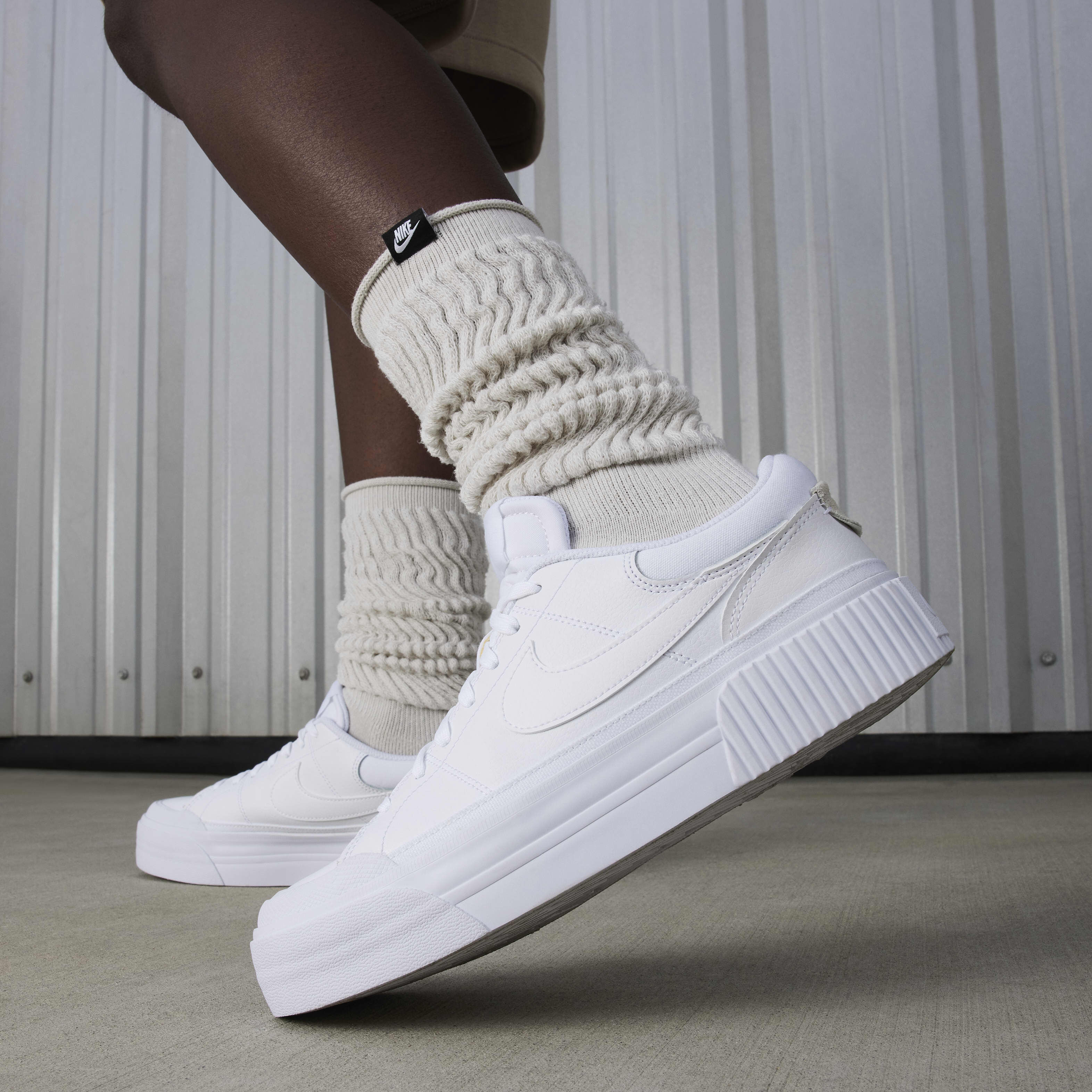 Sneakers con calze top