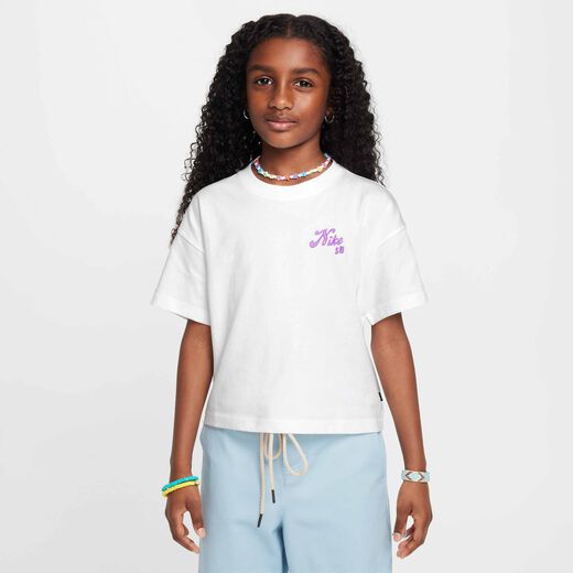 Skateboarding Tops & T-Shirts-Nike, Nike SB, Older Kids' (Girls') T-Shirt Skateboarding Tops & T-Shirts-Nike, Nike SB, Older Kids' (Girls') T-Shirt