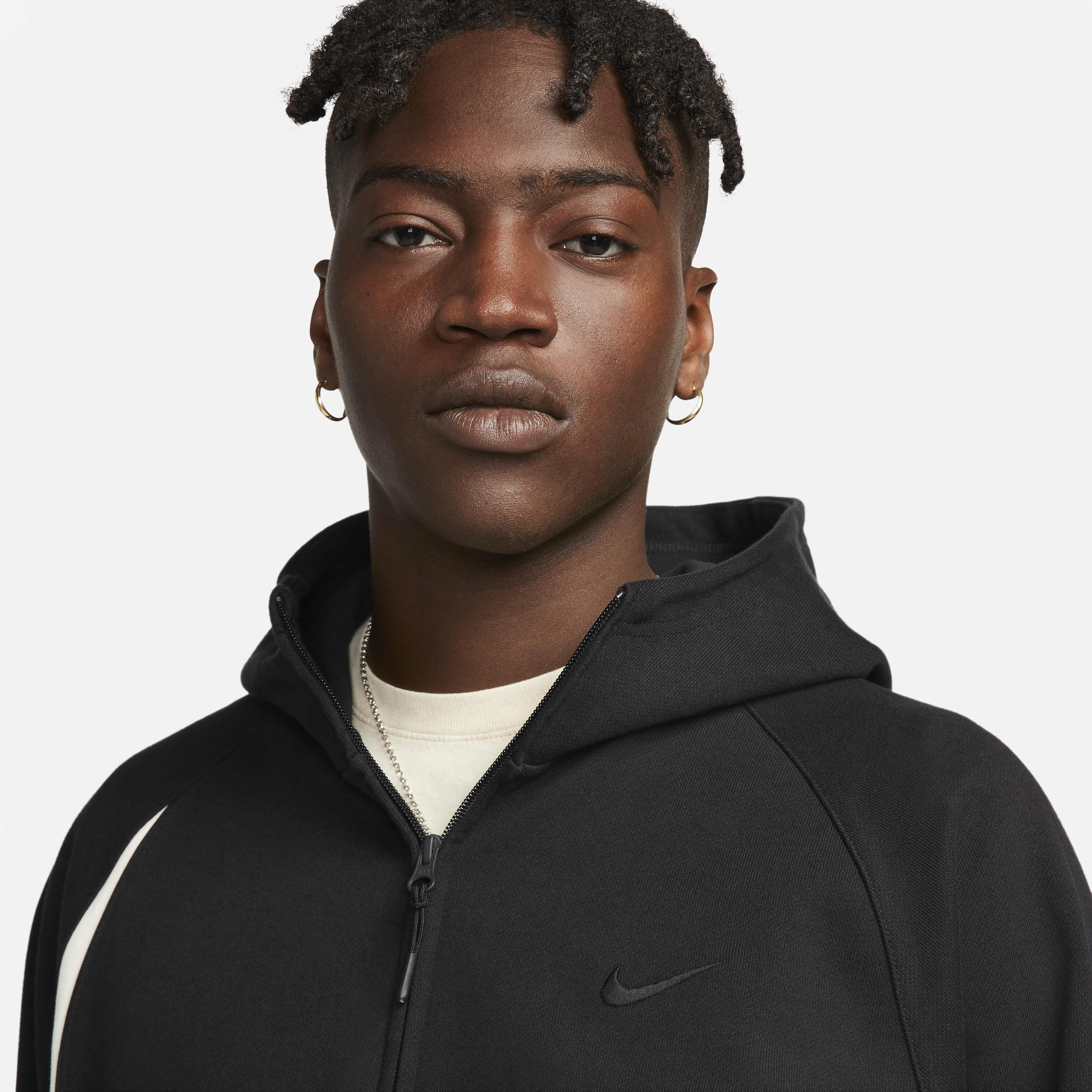 Buy Nike Swoosh Men s 1 2 Zip Fleece Hoodie Nike Saudi Official