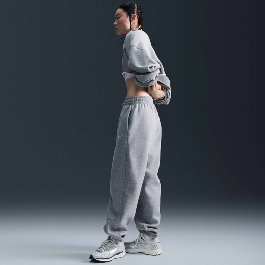 Trousers & Tights-Nike, Nike Sportswear Phoenix Fleece, Women's High-Waisted Oversized Tracksuit Bottoms