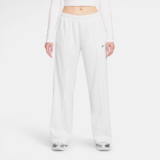 بناطيل وليقنز-نايكي, نايكي سبورتسوير تشيل تيري, بنطال فرنش تيري بخصر متوسط وحاشية مفتوحة للنساء