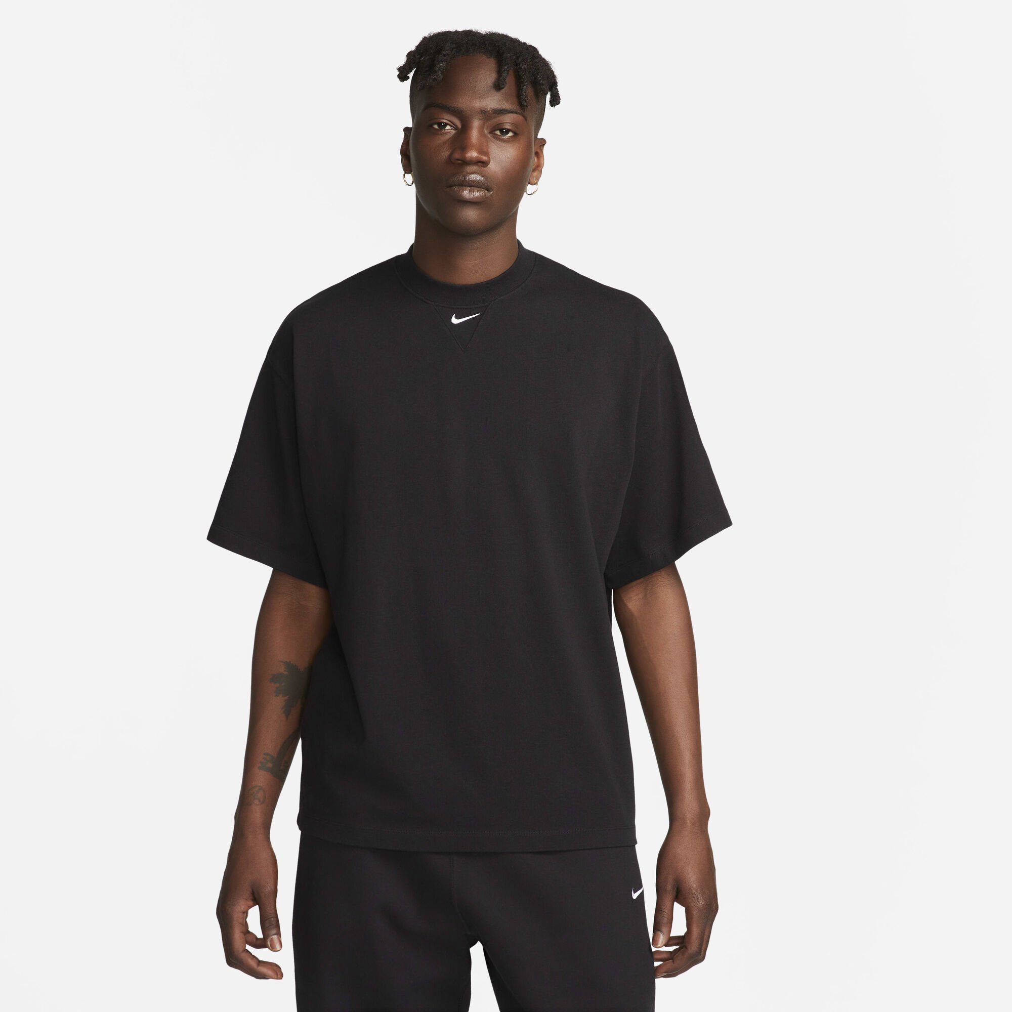 Buy Nike Solo Swoosh Men's Short-Sleeve Heavyweight Top Black