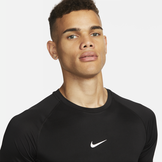 Shop Pro Men s Dri FIT Tight Short Sleeve Fitness Top Nike KSA
