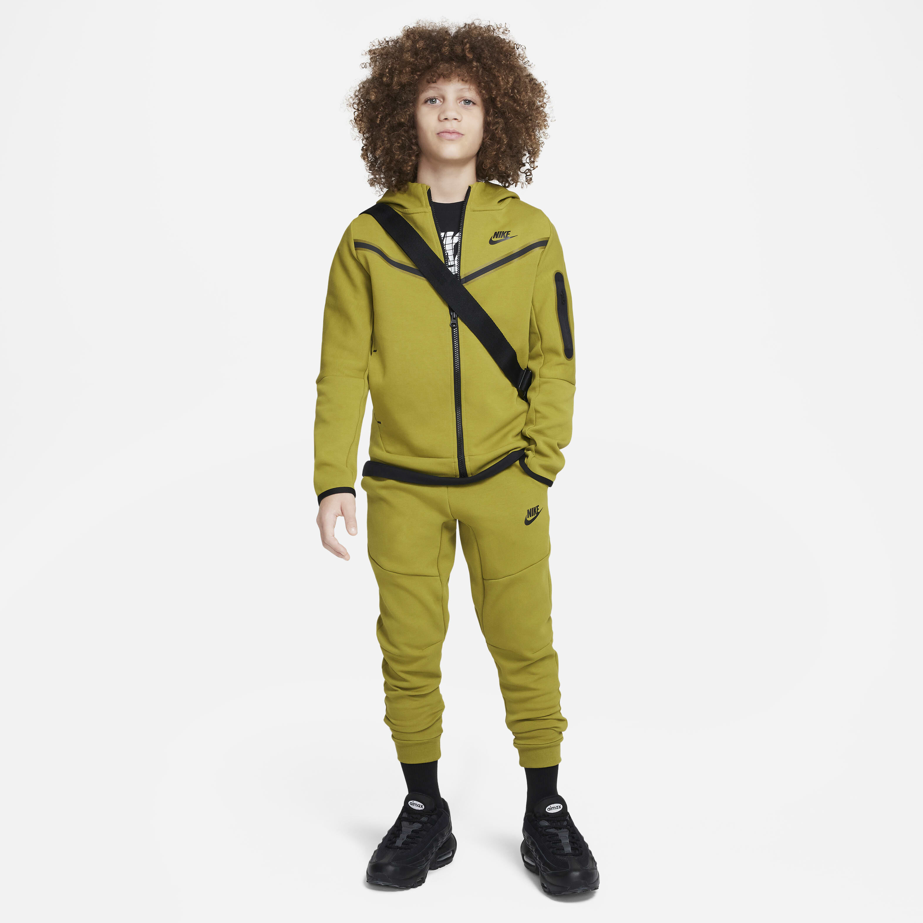 Nike yellow fleece hoodie hotsell