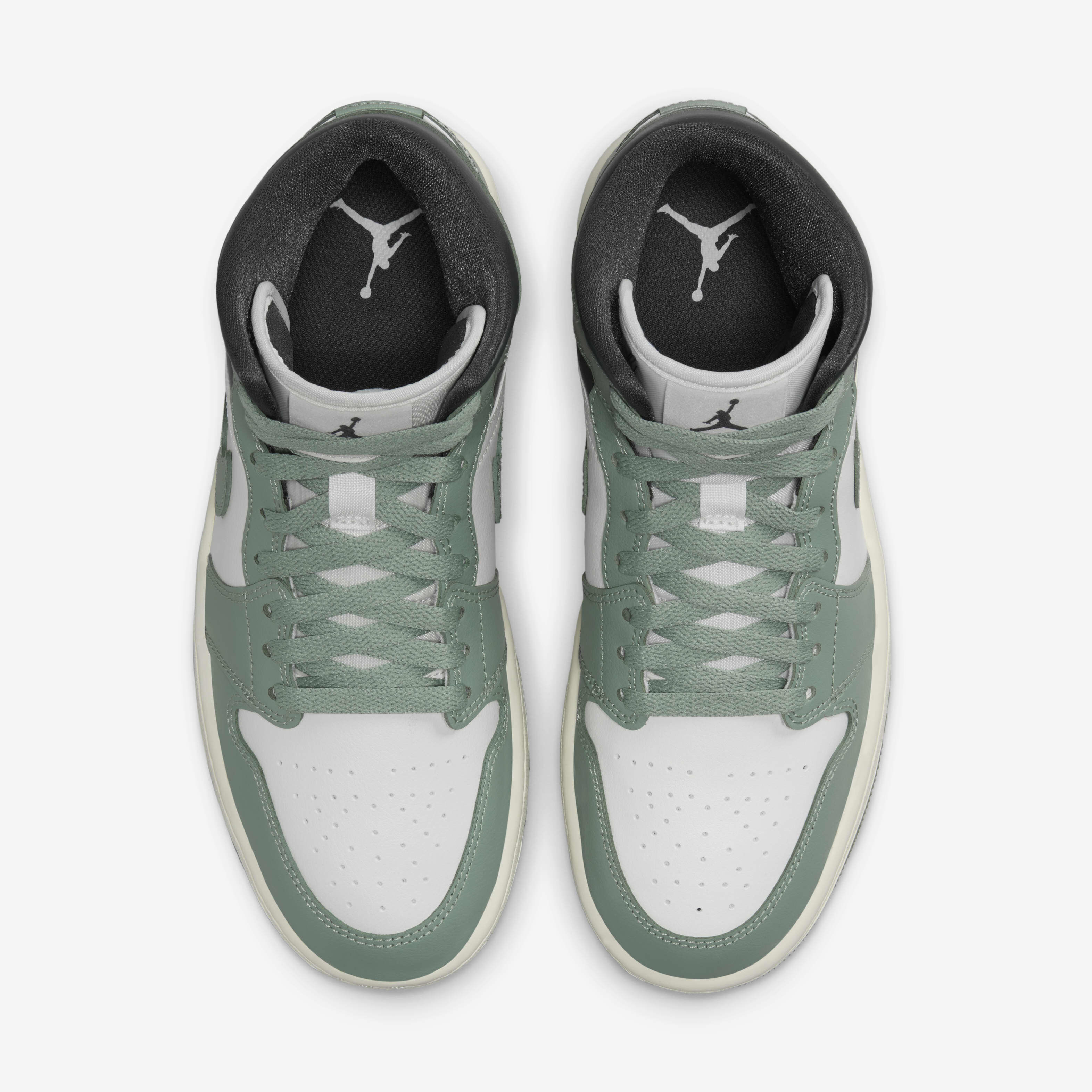 Buy Air Jordan 1 Mid Women's Shoes - Sail/Anthracite/Jade
