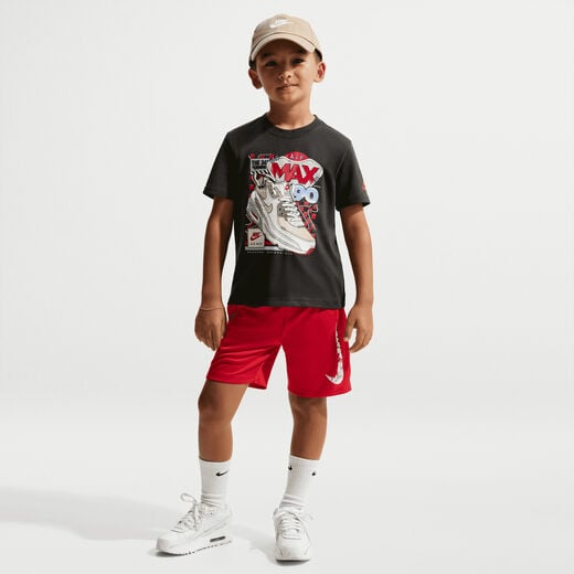 New In Kids' Short Sleeves Shirts-Nike, Nike, Little Kids' Air Max Sneaker T-Shirt