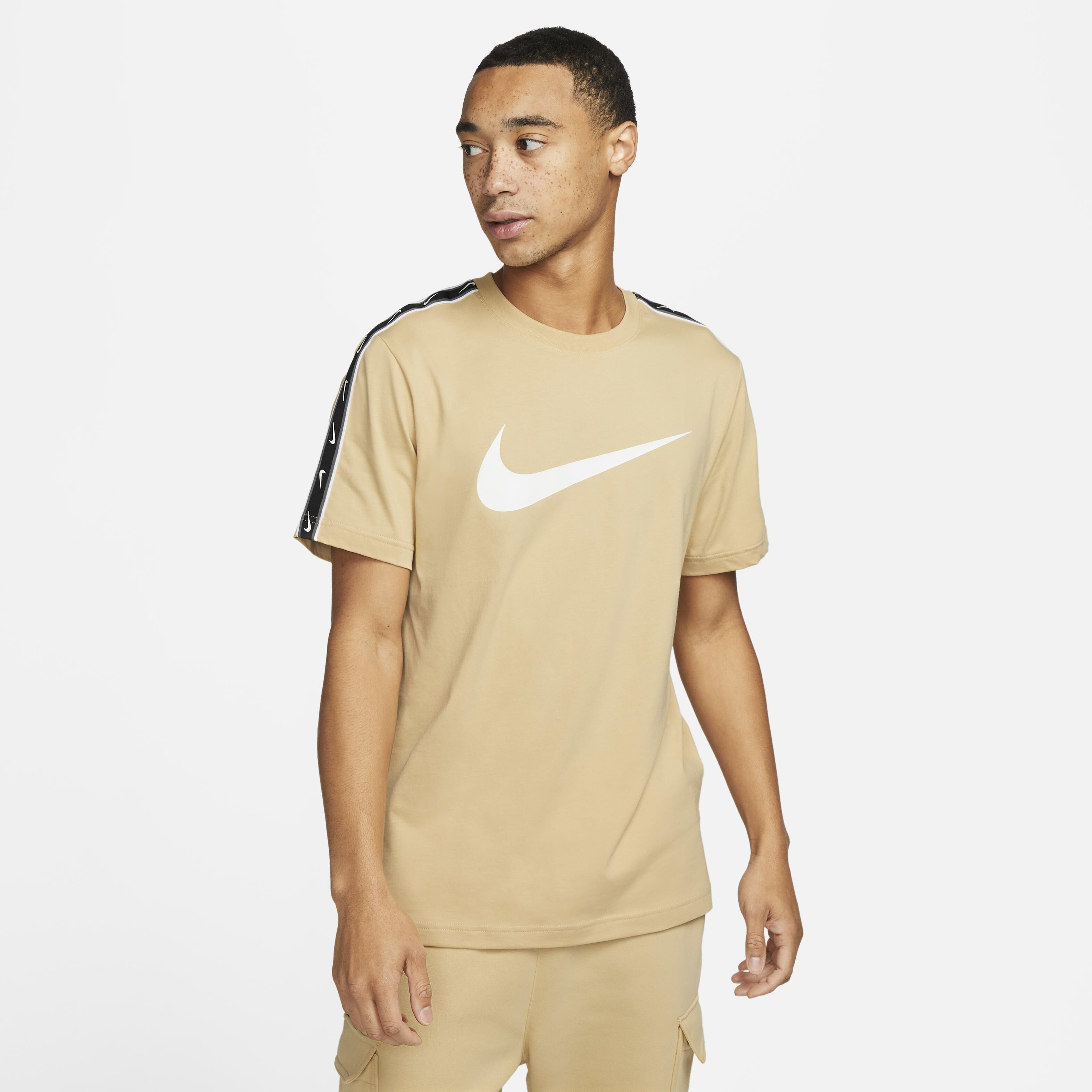 Buy Nike Sportswear Repeat Men's T-Shirt Sesame/White Nike