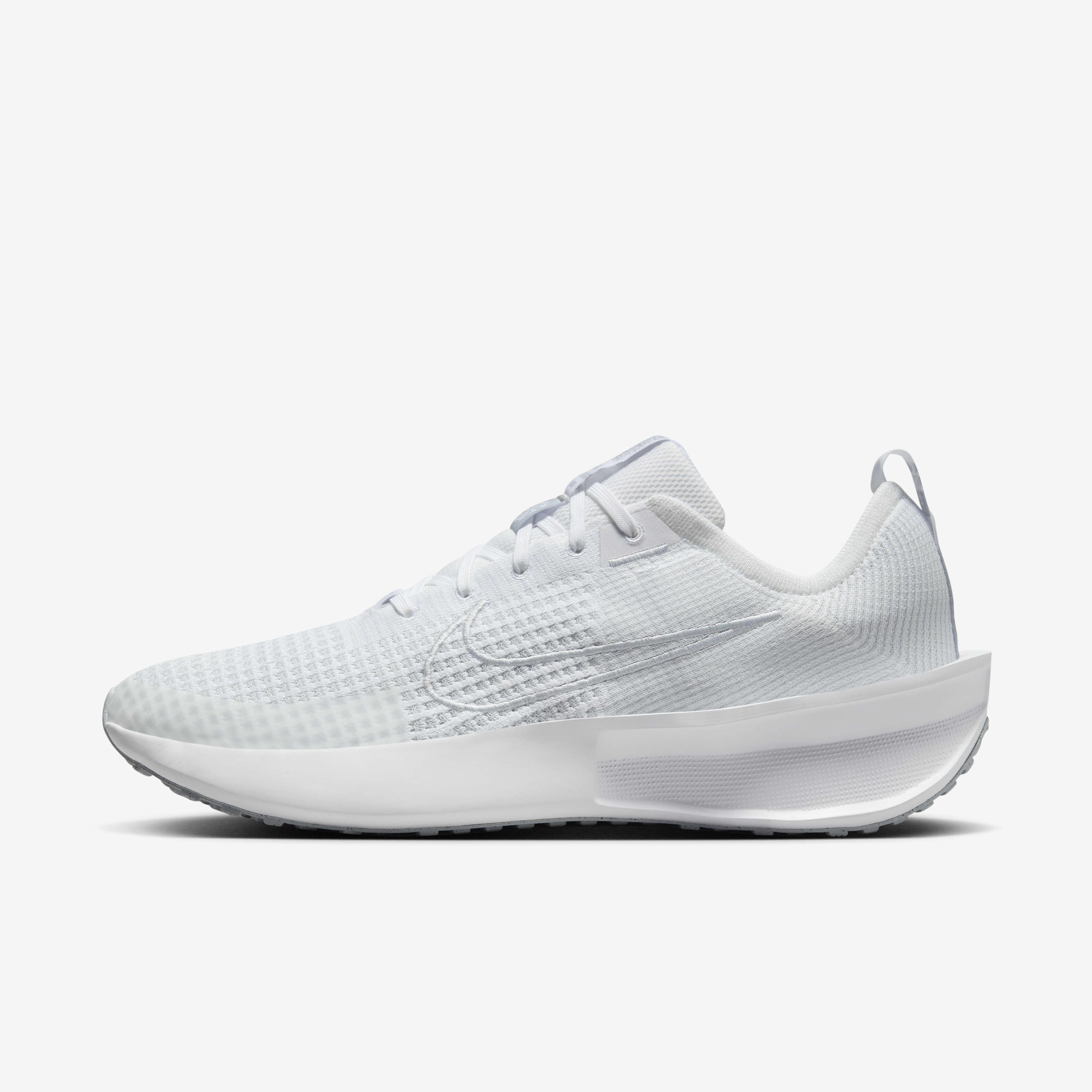 Buy Nike Interact Run Men s Road Running Shoes White Wolf Grey Pure Platinum Nike Saudi Official