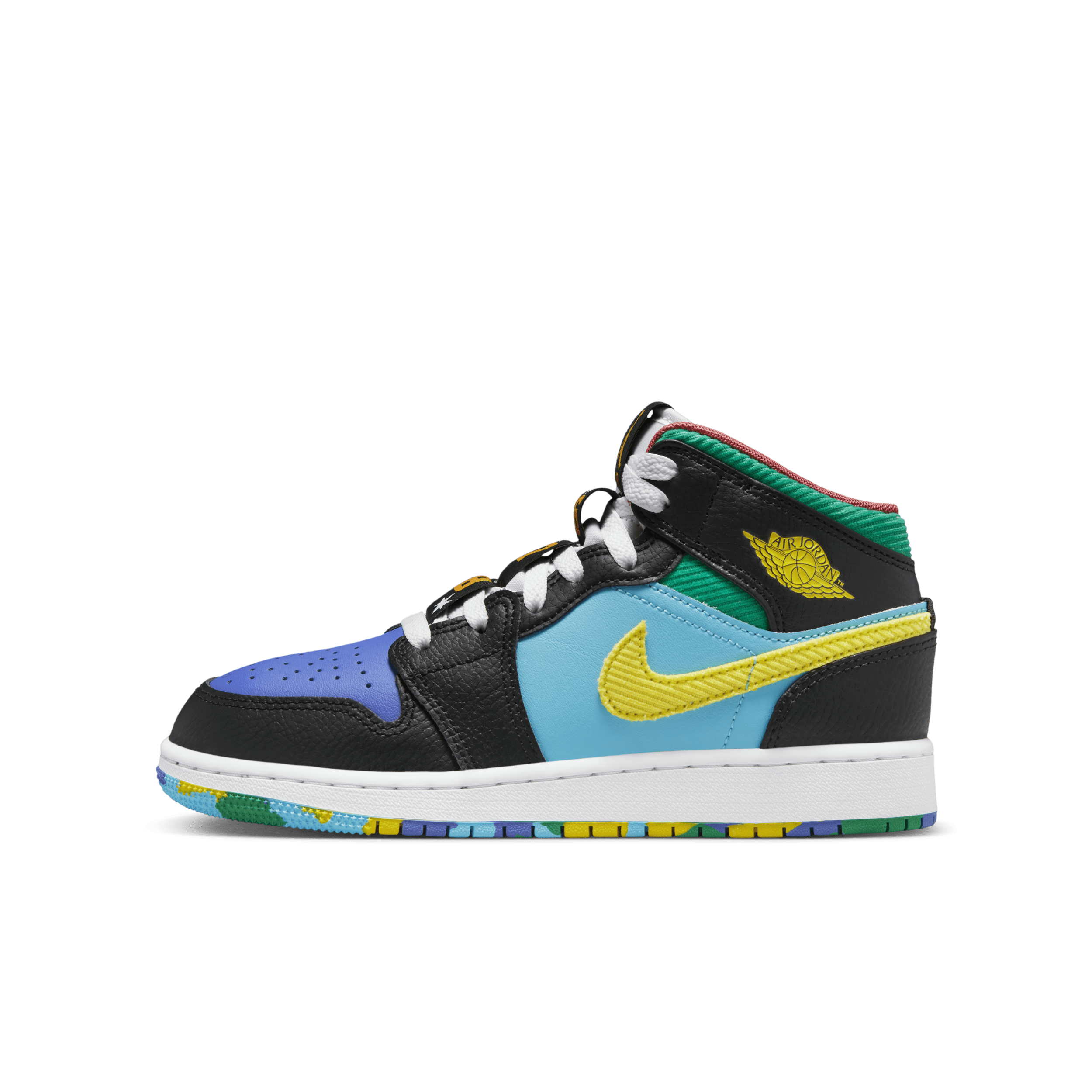 Jordan 1 sales mid fluo