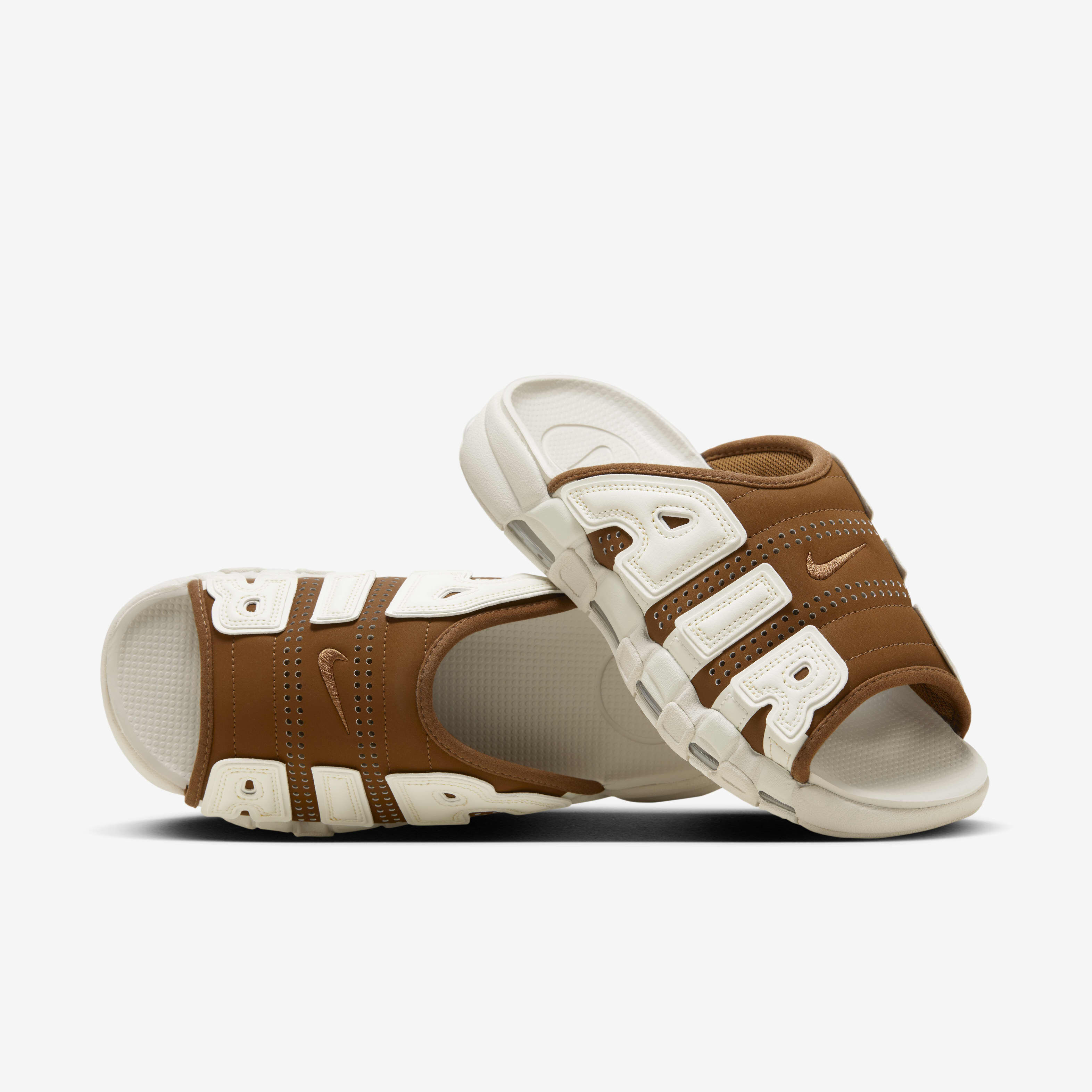 Air more uptempo tan top