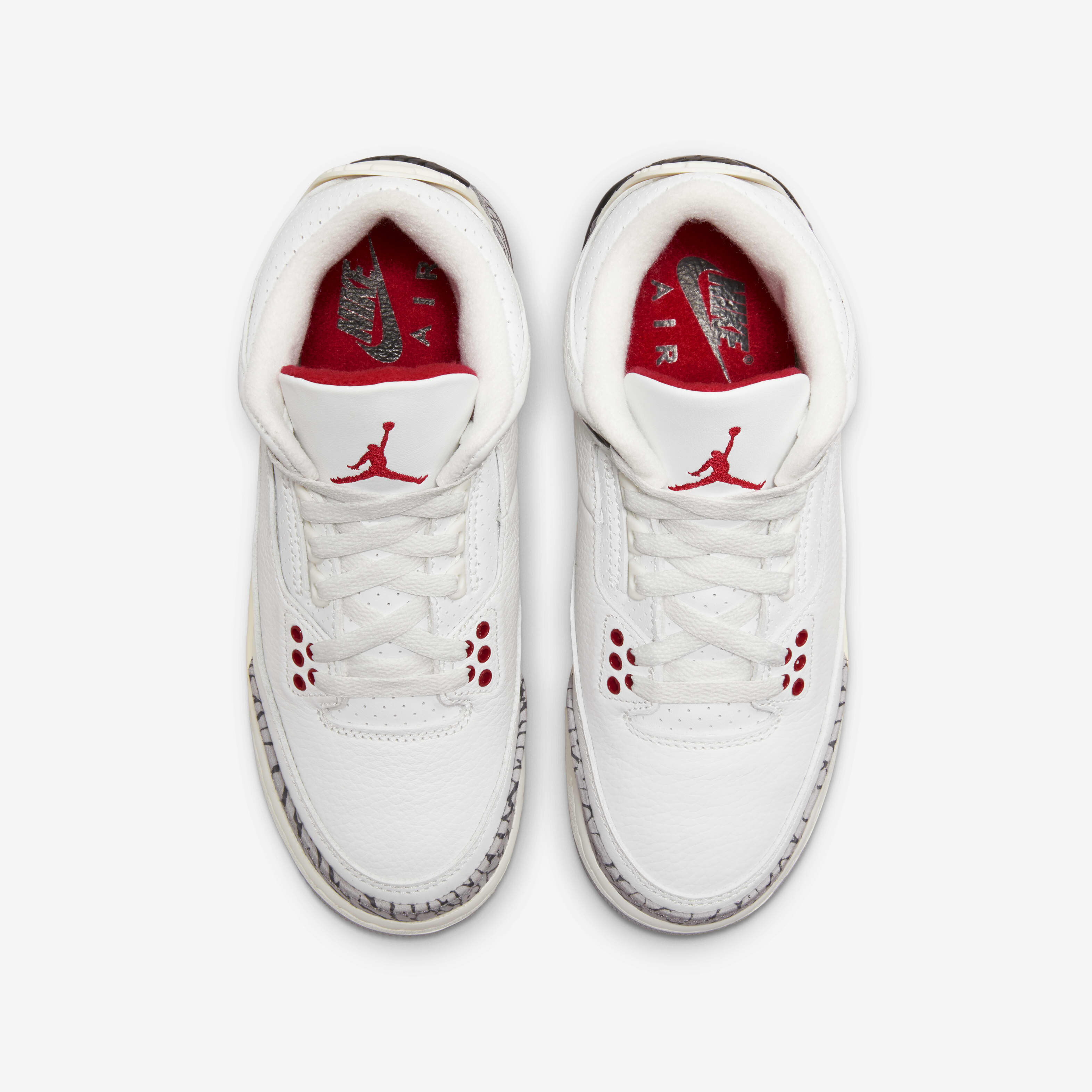 Buy Air Jordan 3 Retro Older Kids Shoes Summit White Black Cement Grey Fire Red Nike Saudi Official