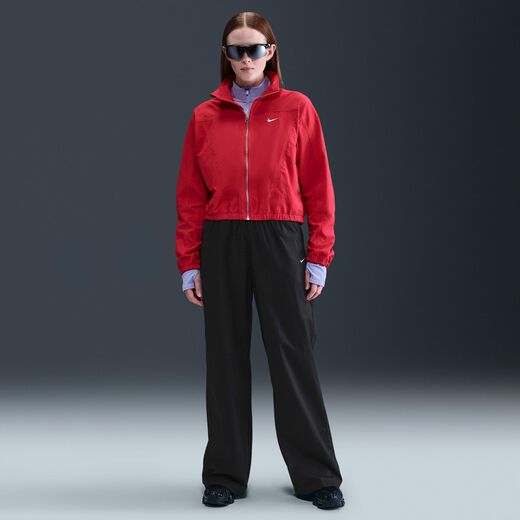 بناطيل وبناطيل شد-نايكي, نايكي سبورتسوير تشيل بوبلين, بنطال واسع بحافة مفتوحة وخصر مرتفع للنساء