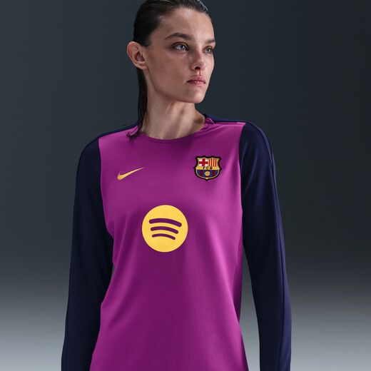 T-Shirts & Tops-Nike, FC Barcelona Strike, Women's Nike Dri-FIT Football Crew-Neck Knit Top