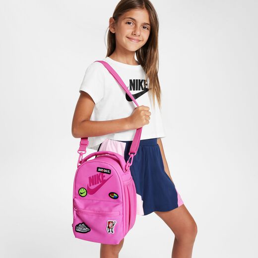 Pink nike lunch bag top