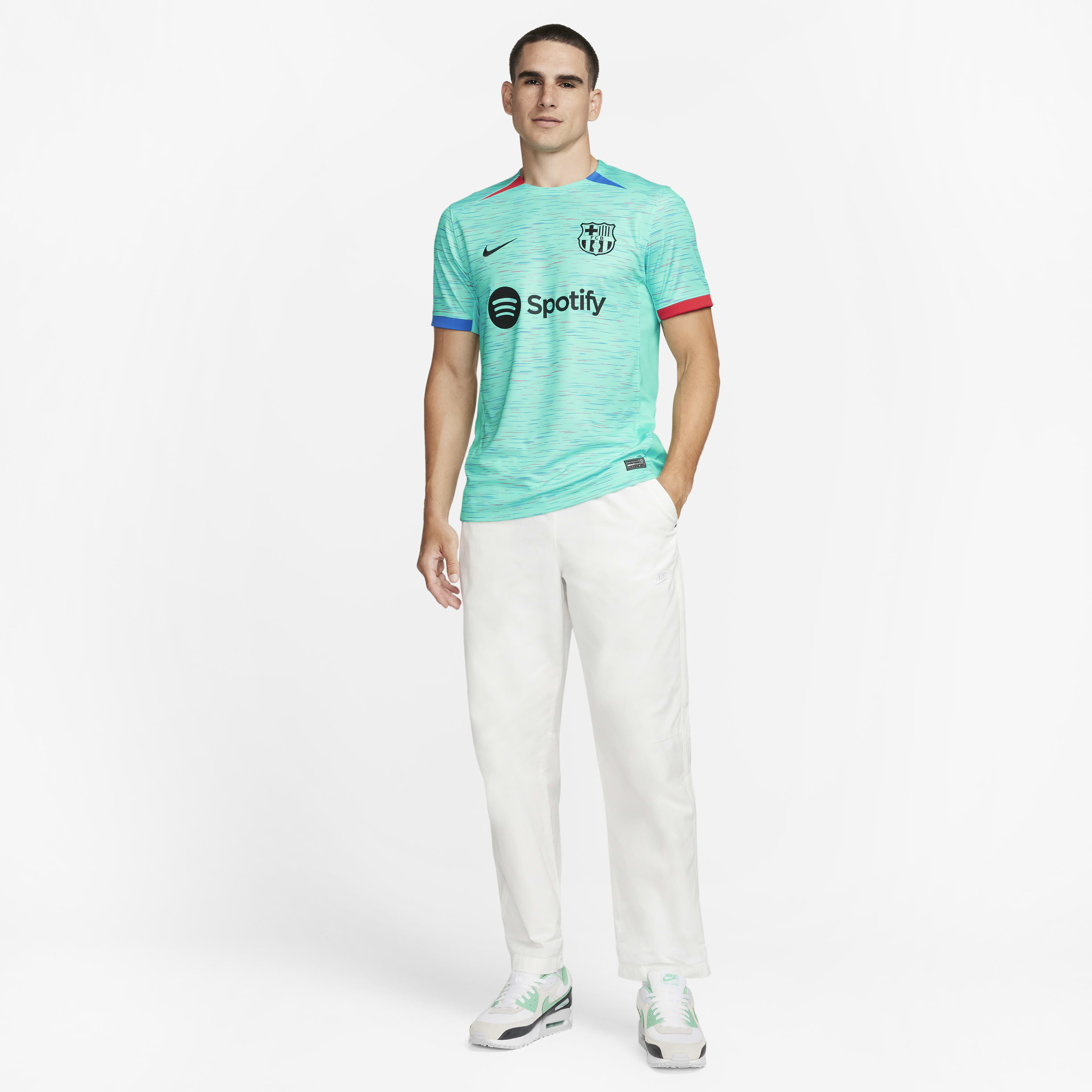 FC Barcelona Nike サッカーシャツ L Amazon.com: Nike 2023-2024 Barcelona Third Football Soccer T