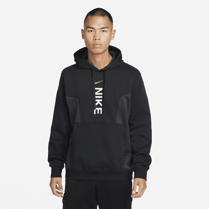 Nike hybrid swoosh anorak top black