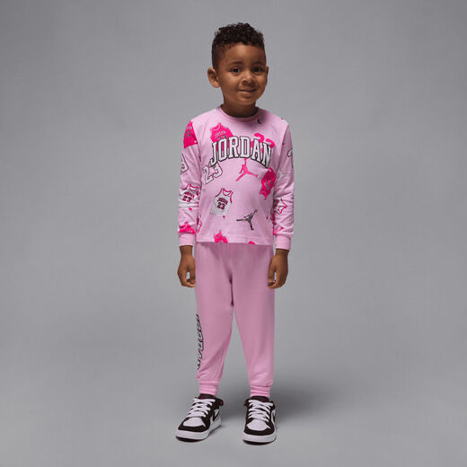 Sets-JRDN, Jordan, Toddler 23 Jersey Long Sleeve T-Shirt and Pants Set