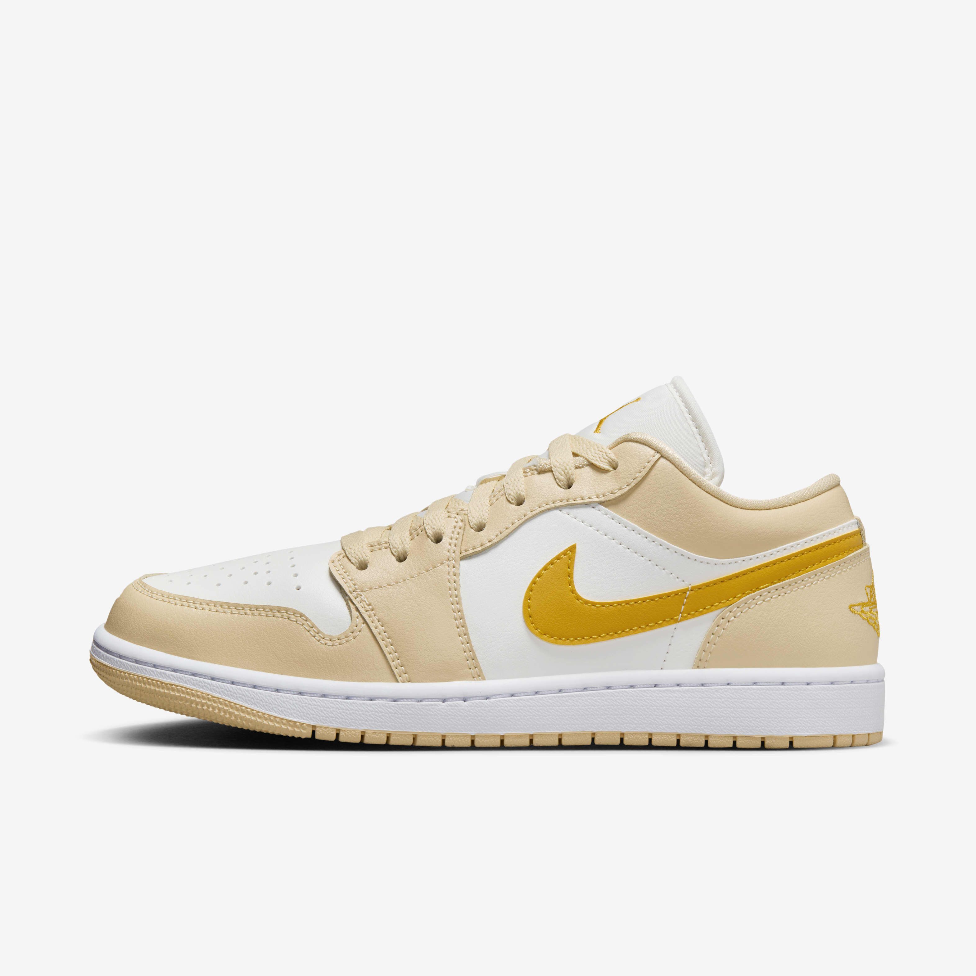 air jordan 1 low white gym yellow