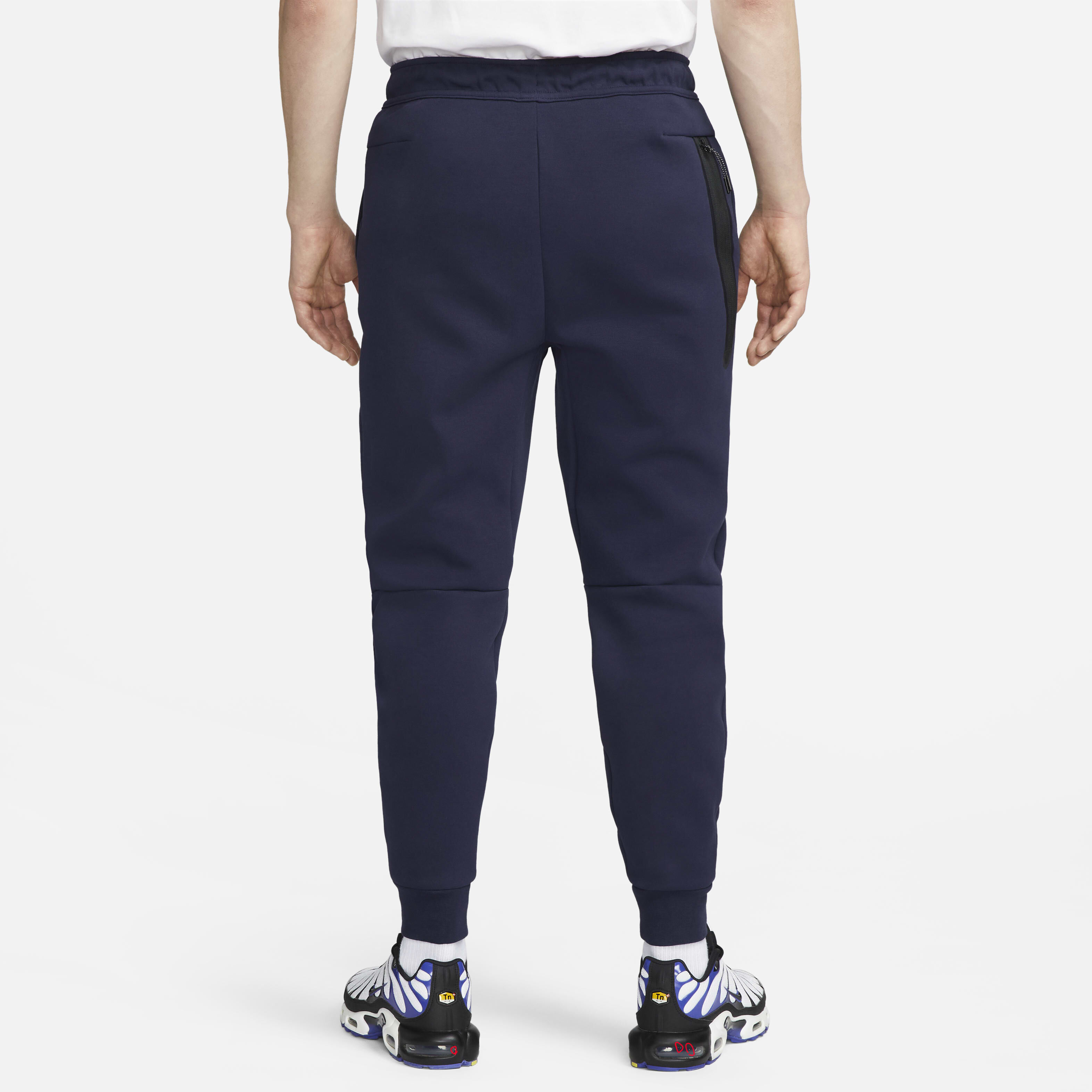 Nike tech fleece navy joggers shop