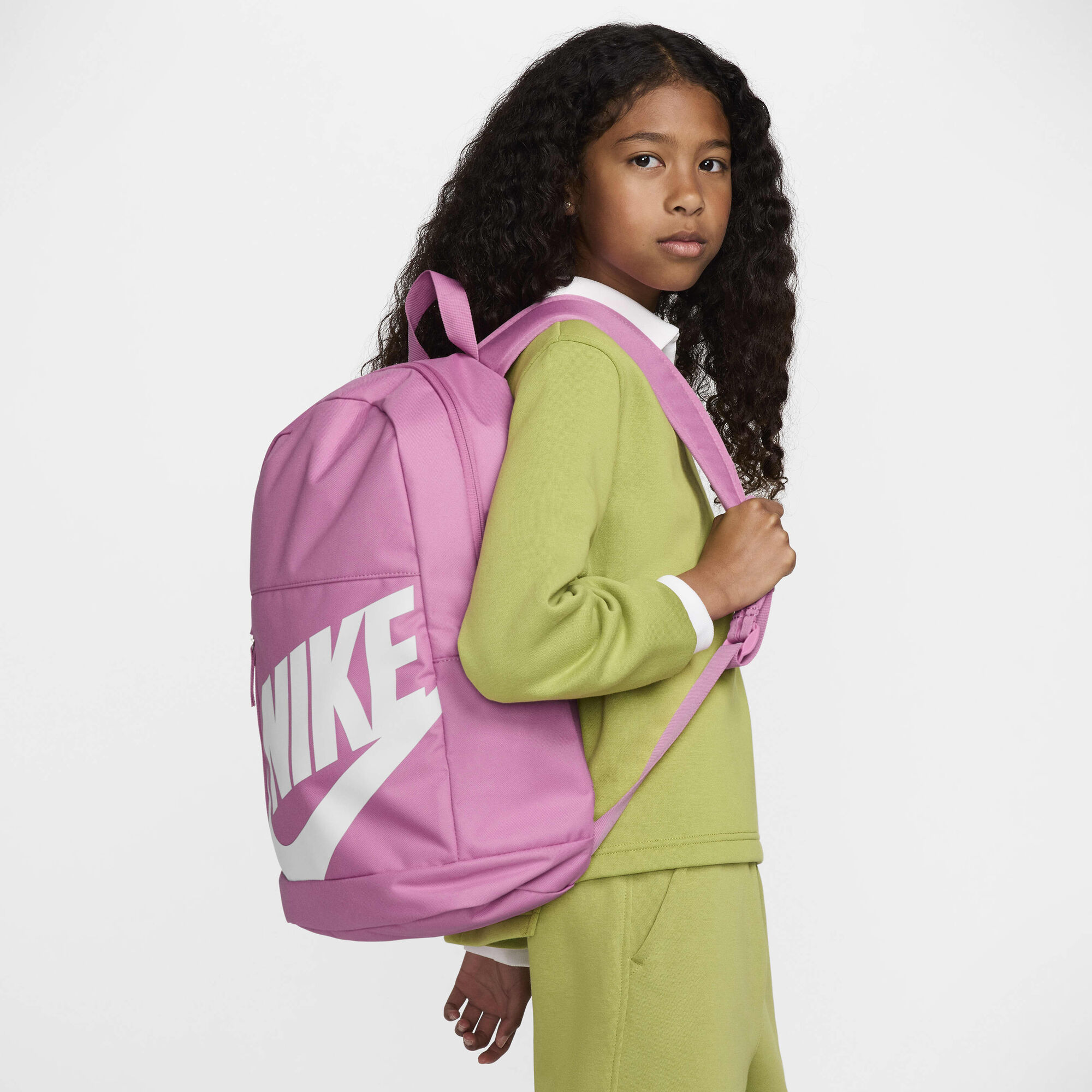 Messi Boys' Lifestyle Backpack Girls, Bookbag With Pockets & Adjustable Straps, Black/Pink, One Size