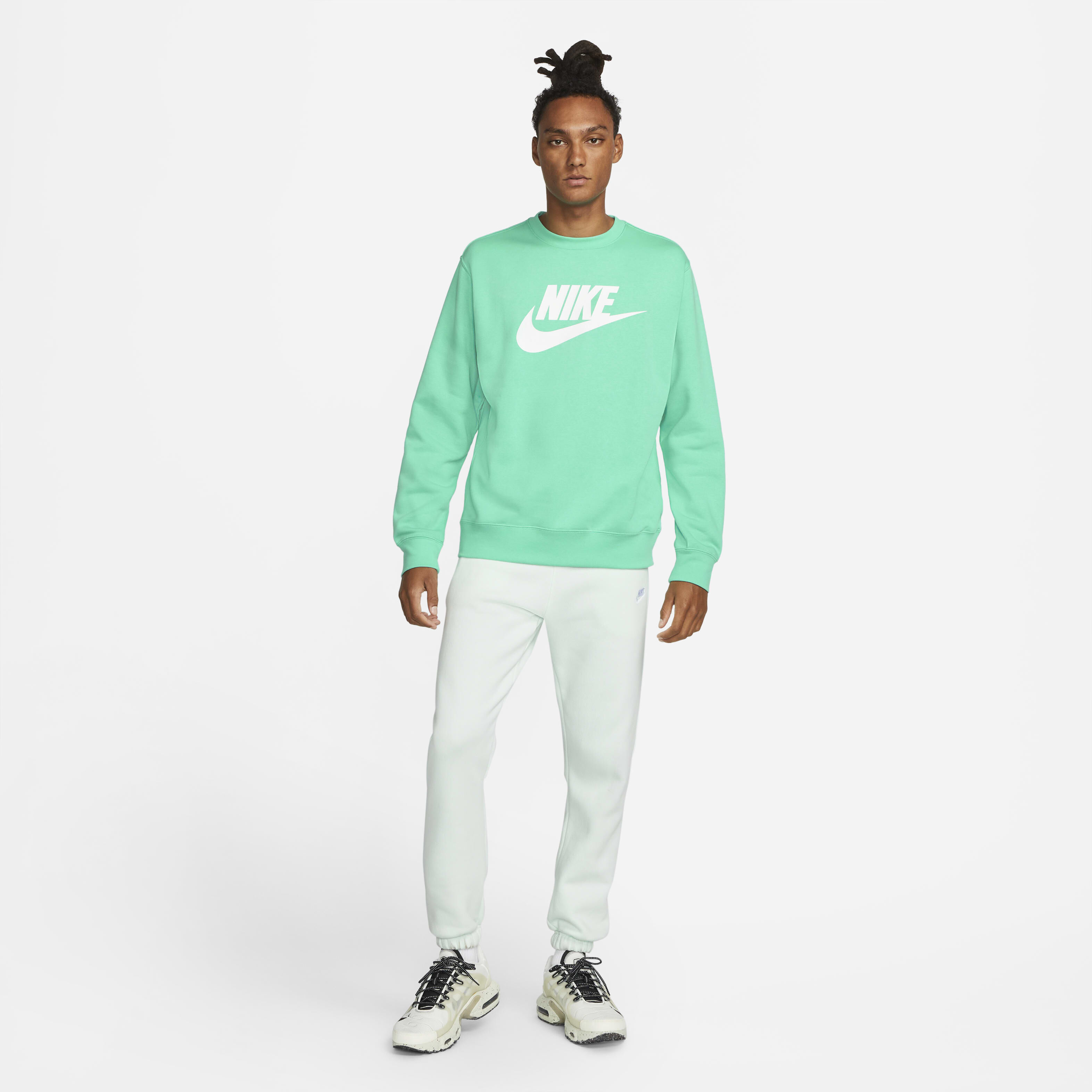 Buy Nike Sportswear Club Fleece Men s Graphic Crew Nike Saudi Official