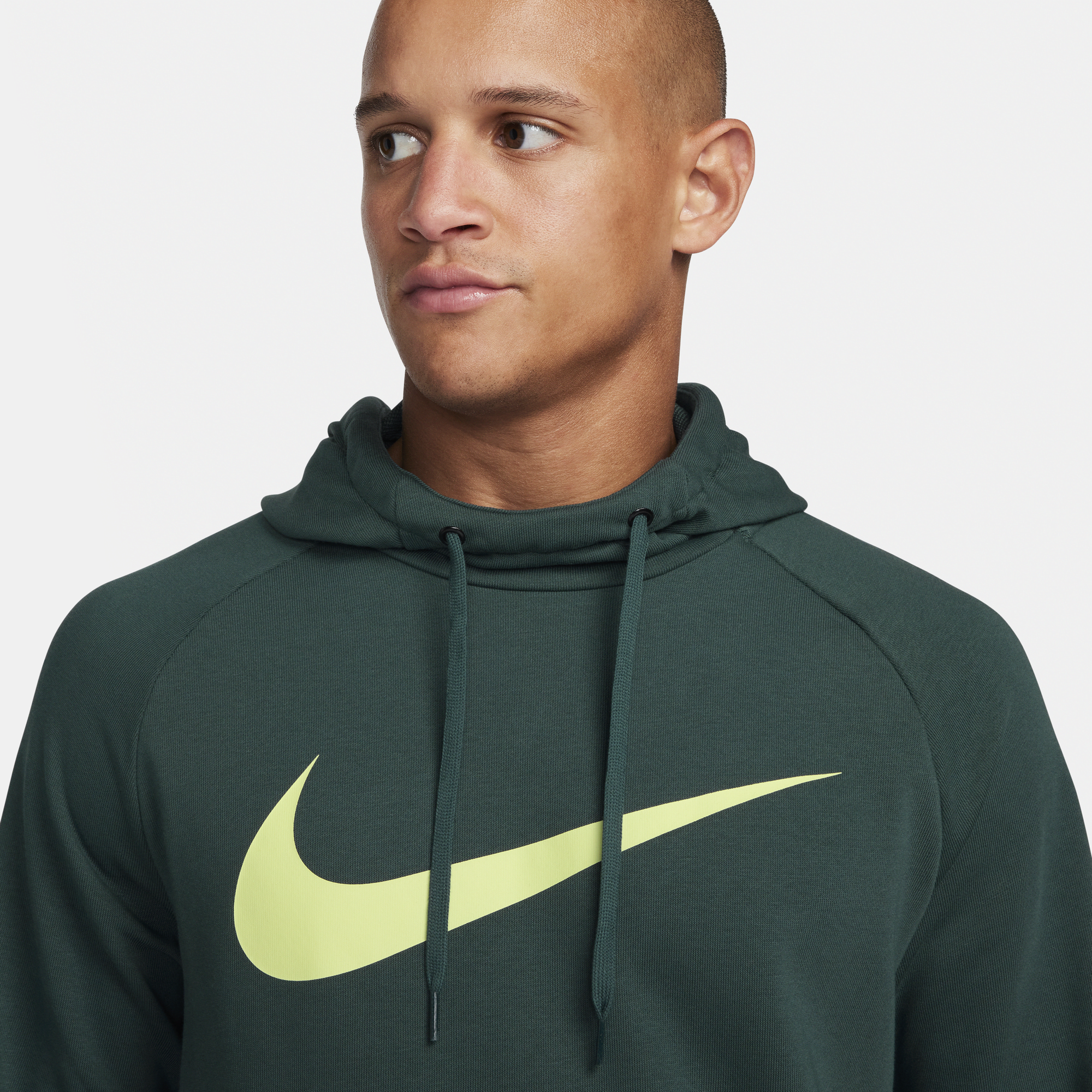 Green nike sales dri fit hoodie