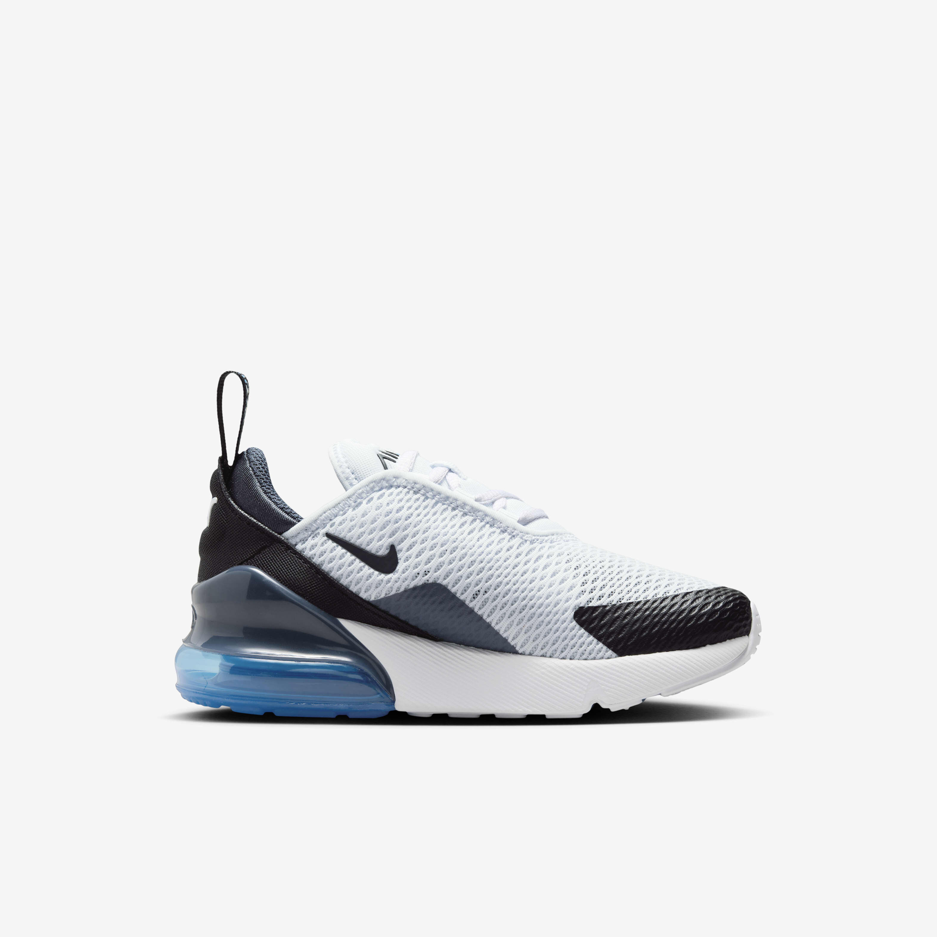 Buy Nike Air Max 270 Younger Kids Shoe Football Grey Thunder Blue Photo Blue Black Nike Saudi Official