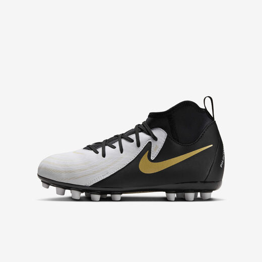 Kids' Football Artificial Grass Shoes-Nike, Nike Jr. Phantom Luna 2 Academy, Younger/Older Kids' Artificial-Grass High-Top Football Boot
