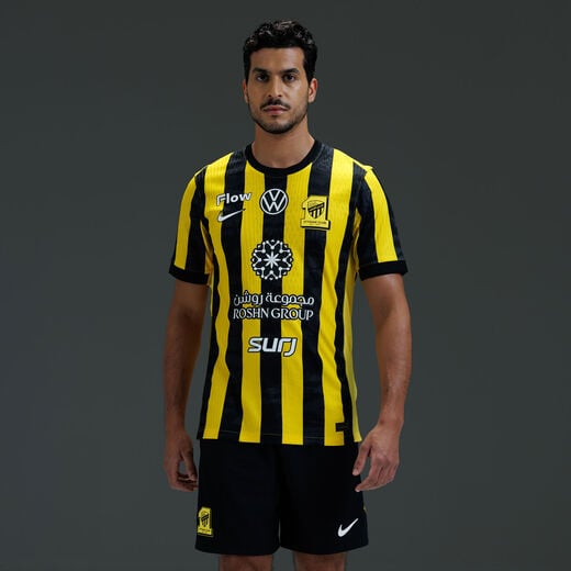 Al-Ittihad FC-Nike, Al-Ittihad F.C. 2025/26 Match Home Jersey, Men's Nike Dri-FIT Football Shirt
