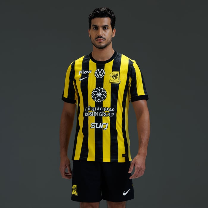 Al-Ittihad F.C. 2025/26 Match Home Jersey image number 0 Al-Ittihad F.C. 2025/26 Match Home Jersey image number 0